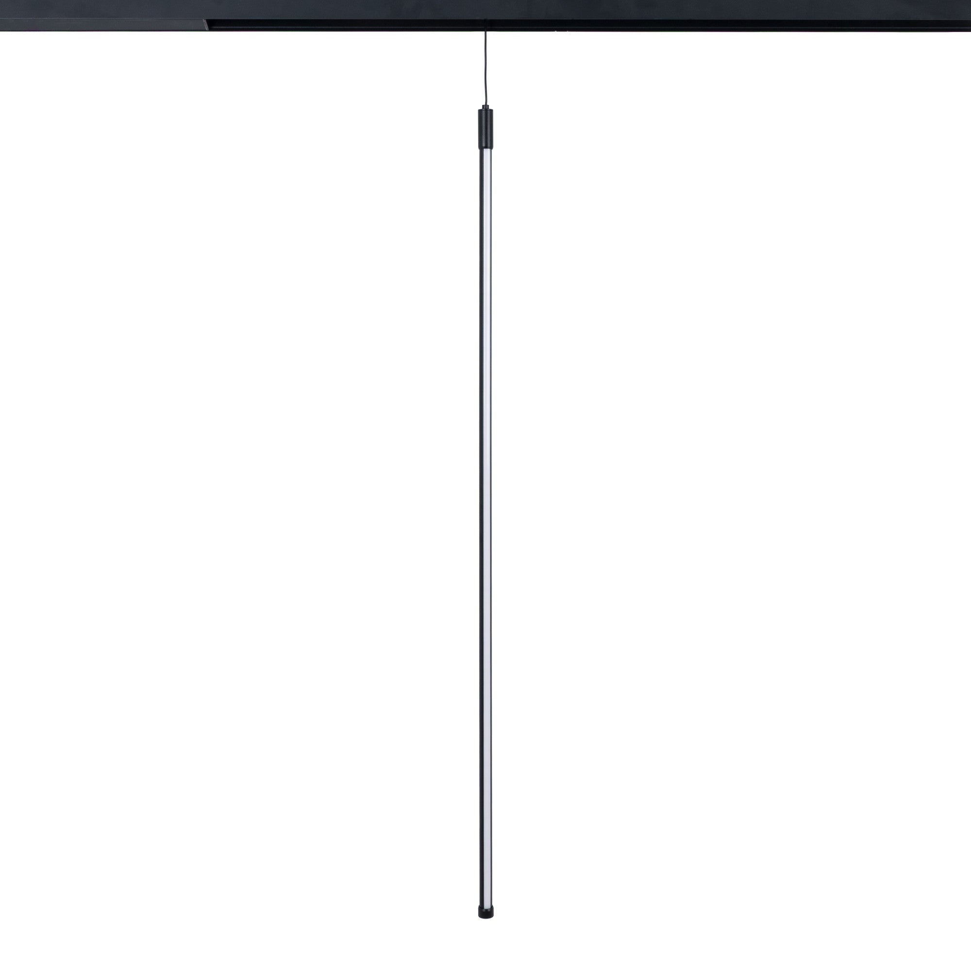 Lámpara colgante LED vertical para carril magnético - 48V - 18W - 2800K - Negra