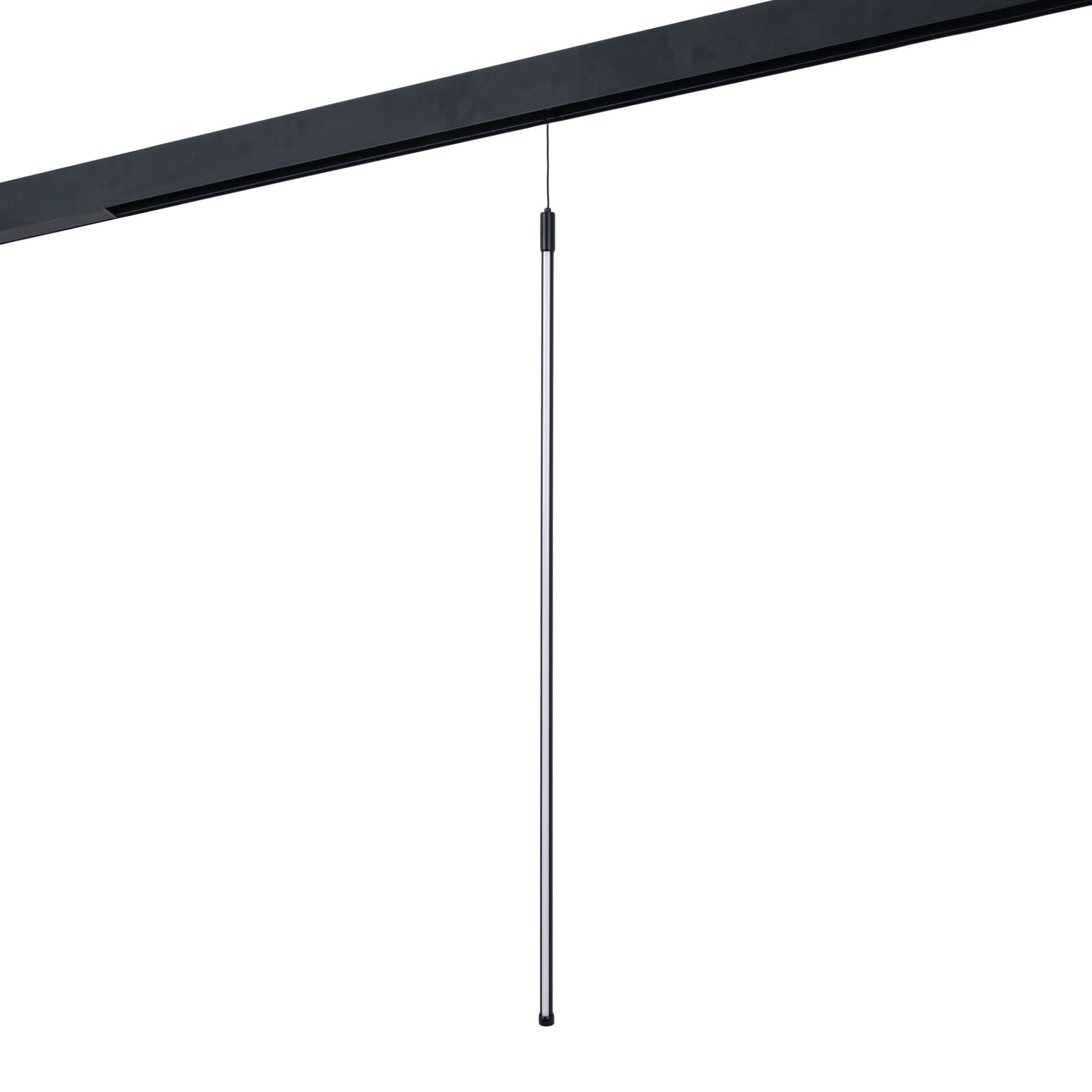 Lámpara colgante LED vertical para carril magnético - 48V - 18W - 2800K - Negra