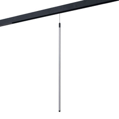 Lámpara colgante LED vertical para carril magnético - 48V - 18W - 2800K - Negra