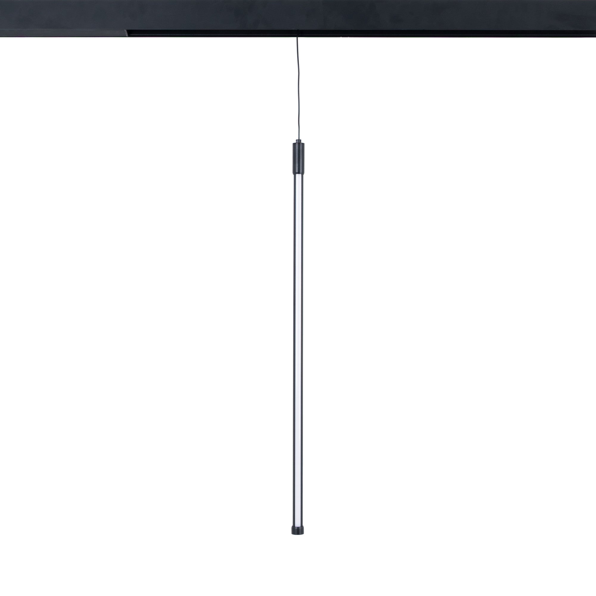 Lámpara colgante LED vertical para carril magnético - 48V - 12W - 2800K - Negra