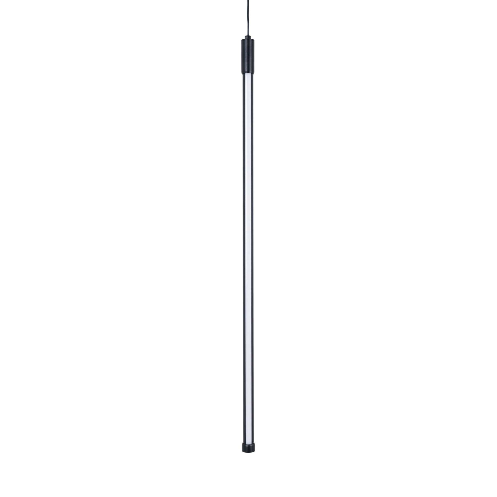 Lámpara colgante LED vertical para carril magnético - 48V - 12W - 2800K - Negra