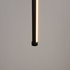 Lámpara colgante LED vertical para carril magnético - 48V - 15W - 2800K - Negra