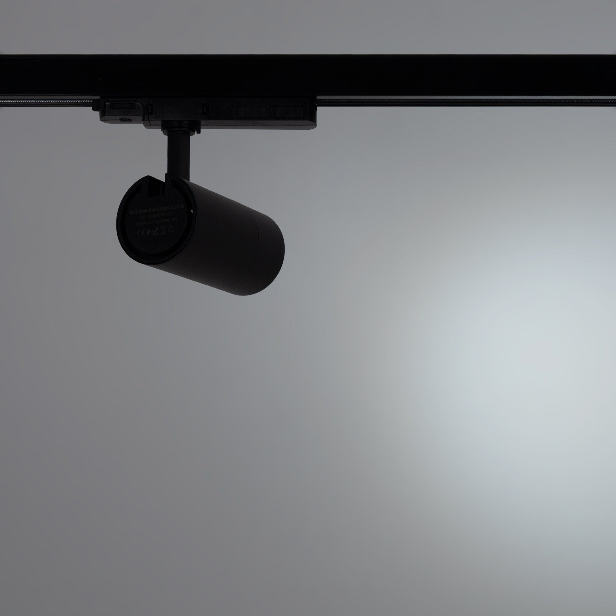Proyector LED para carril trifásico - Potencia ajustable + ZOOM: 15W/20W/25W - CCT
