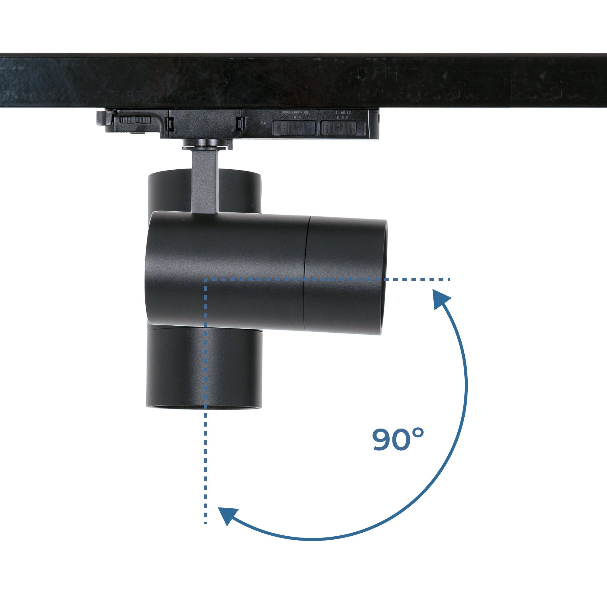 Proyector LED para carril trifásico - Potencia ajustable + ZOOM: 15W/20W/25W - CCT
