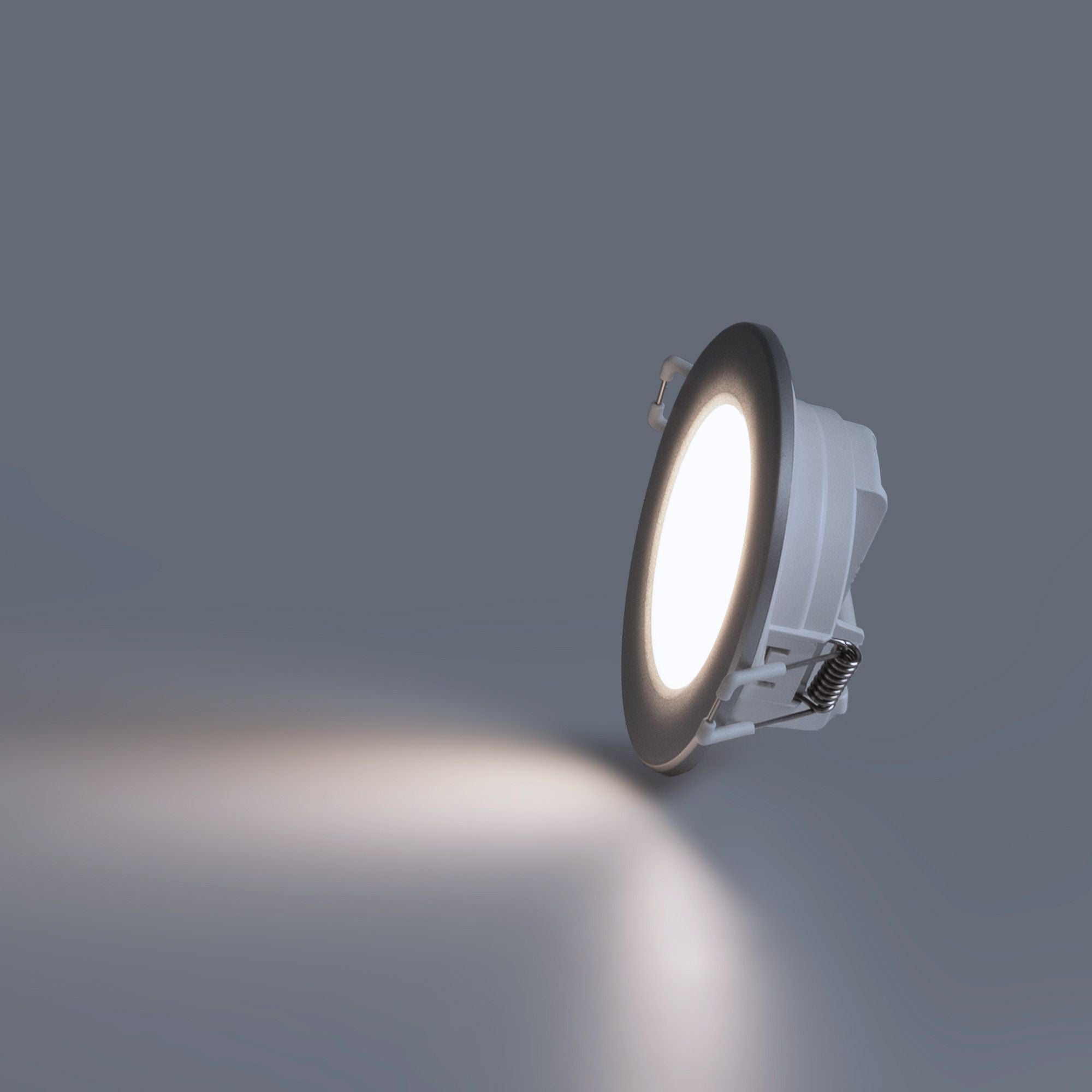 Kit Downlight LED exterior 5W - IP65 - Aro intercambiable - TRIAC regulable - Corte Ø68mm