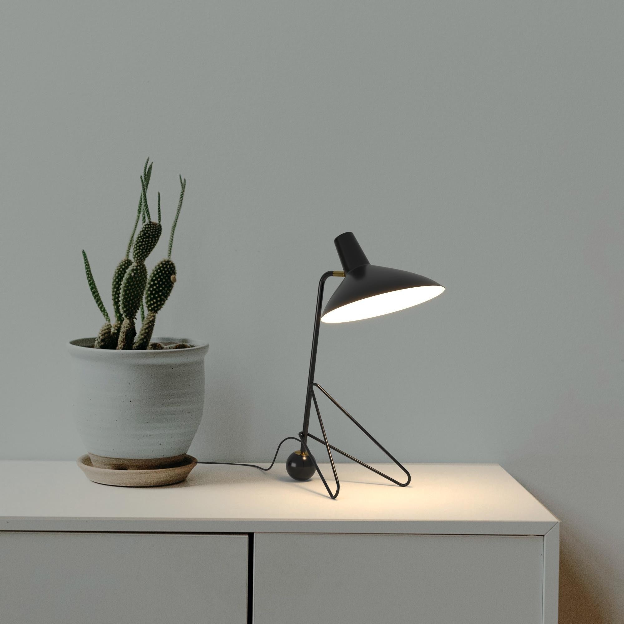 Lámpara de mesa trípode de diseño "PALMIRA" - E27