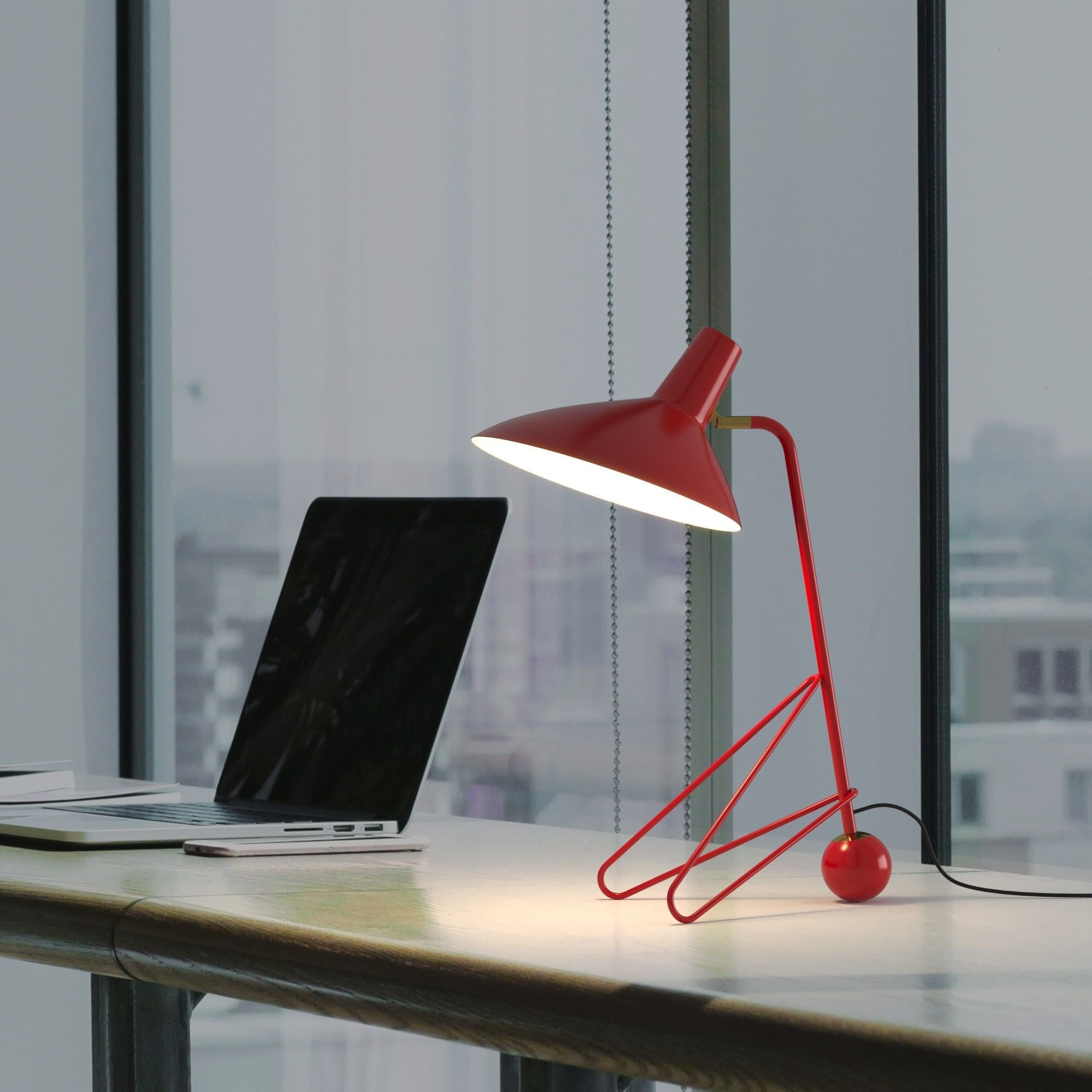 Lámpara de mesa trípode de diseño "PALMIRA" - E27