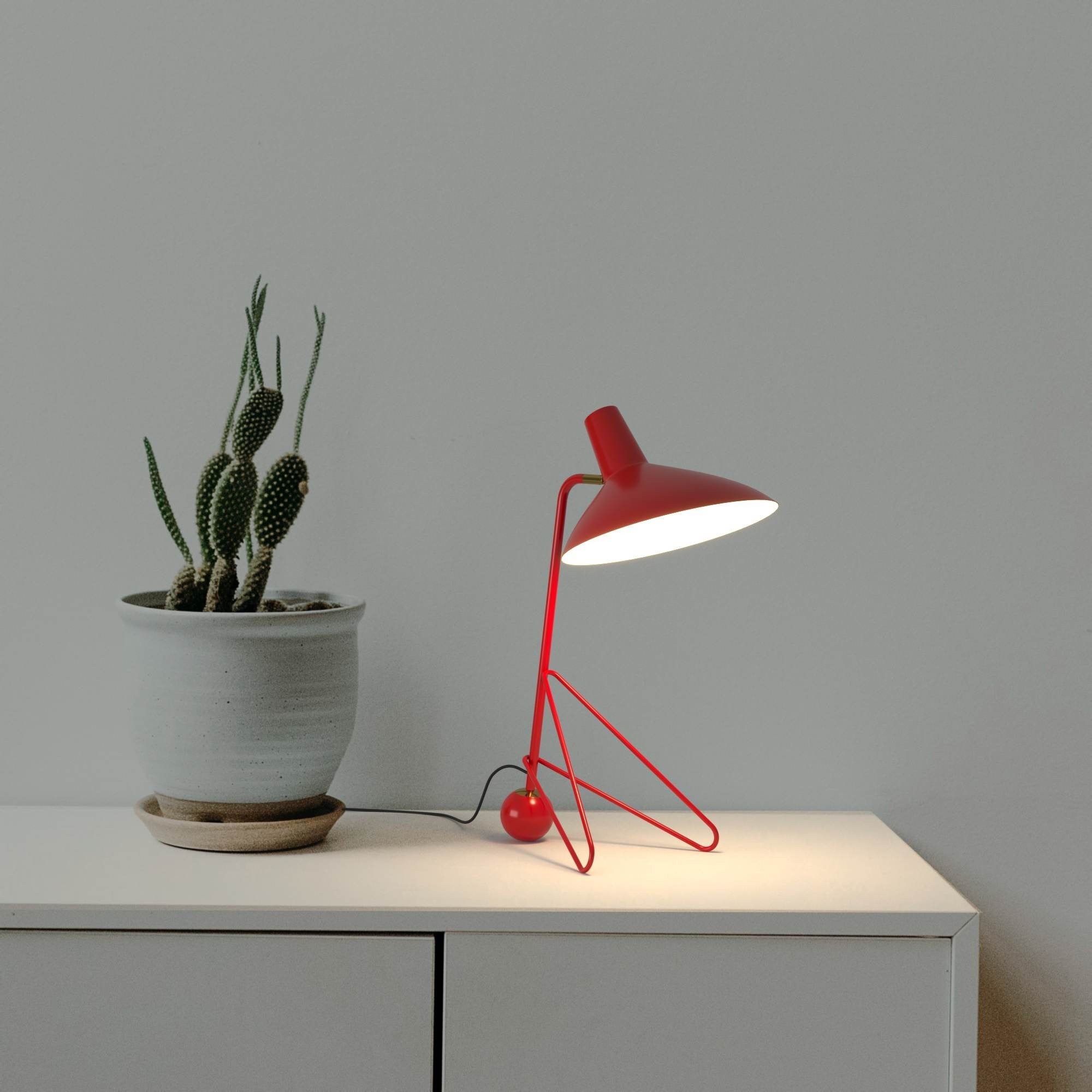 Lámpara de mesa trípode de diseño "PALMIRA" - E27