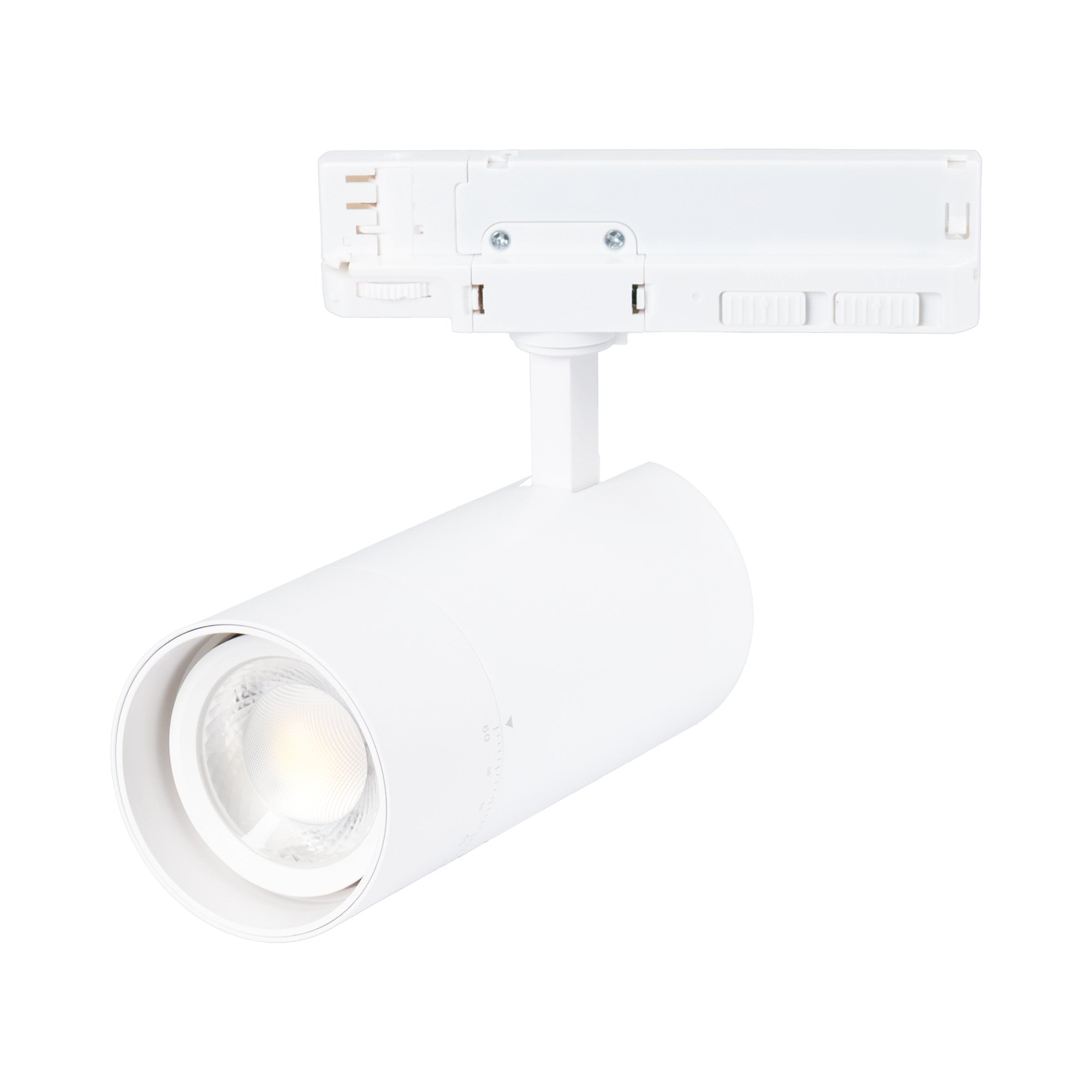 Proyector LED para carril trifásico - Potencia ajustable + ZOOM: 25W/30W/35W - CCT