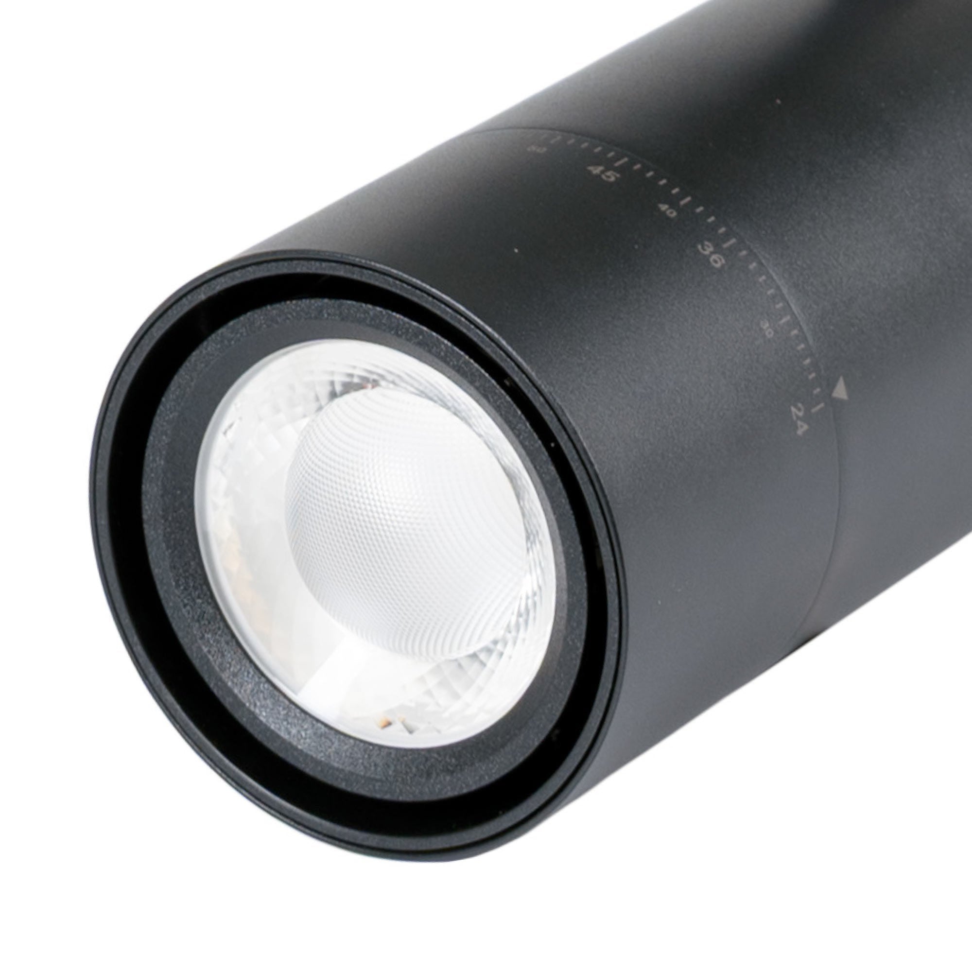 Proyector LED para carril trifásico - Potencia ajustable + ZOOM: 25W/30W/35W - CCT