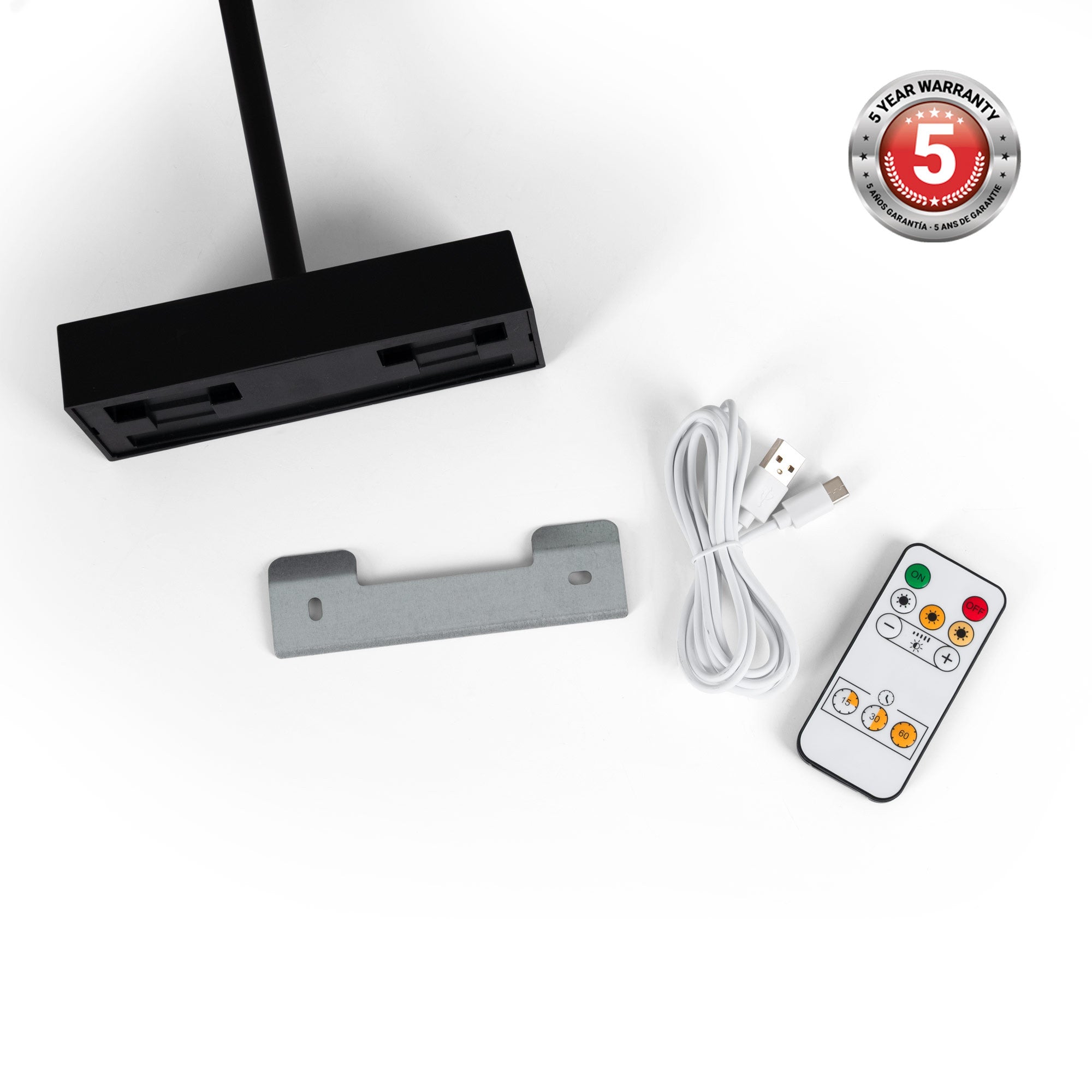 Aplique LED 4W con batería - Mando a distancia - CCT + DIM + Temporizador