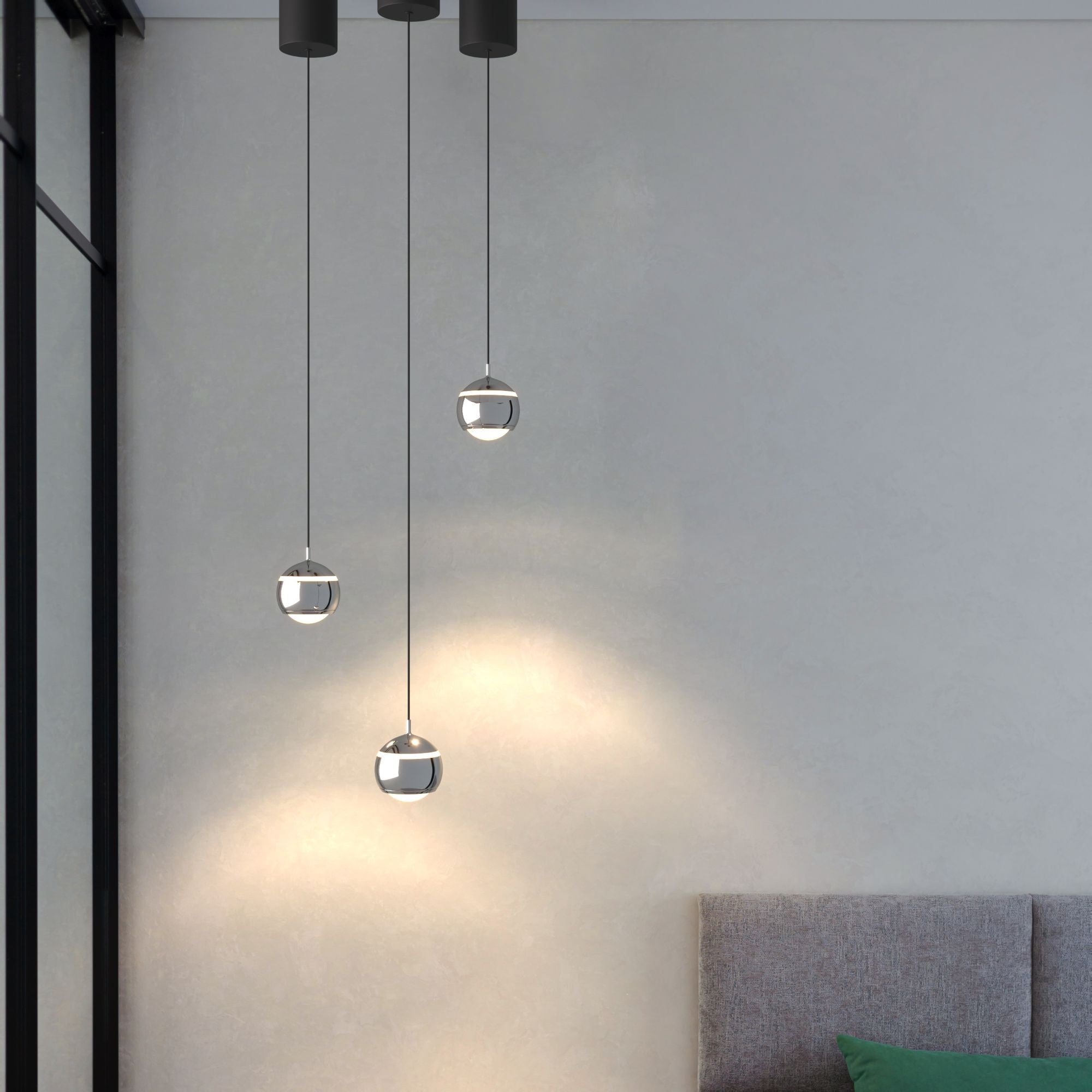 Lámpara colgante LED "AURA" - 7W - 2700K - Driver Eaglerise - Chip OSRAM