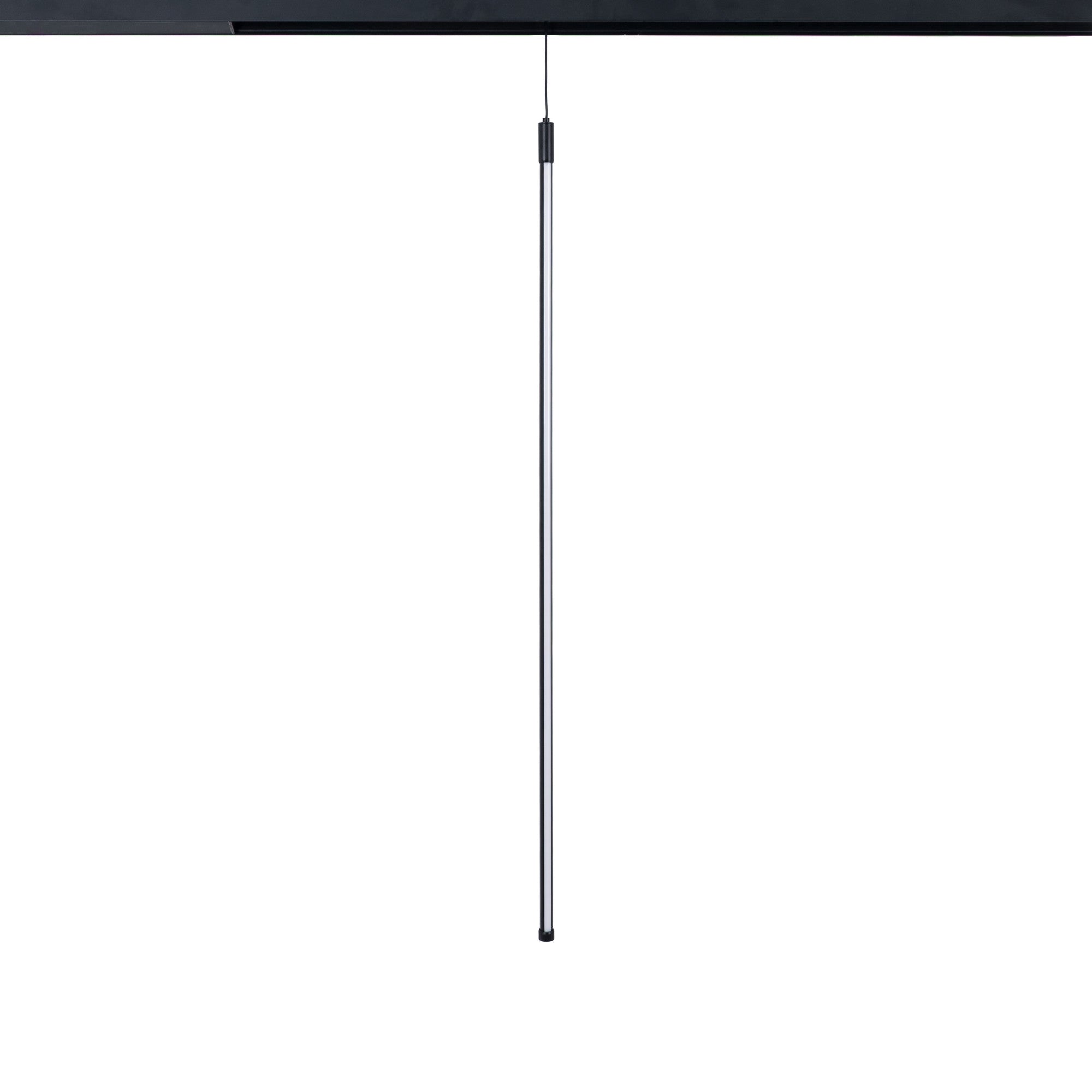 Lámpara colgante LED vertical para carril magnético - 48V - 15W - 2800K - Negra