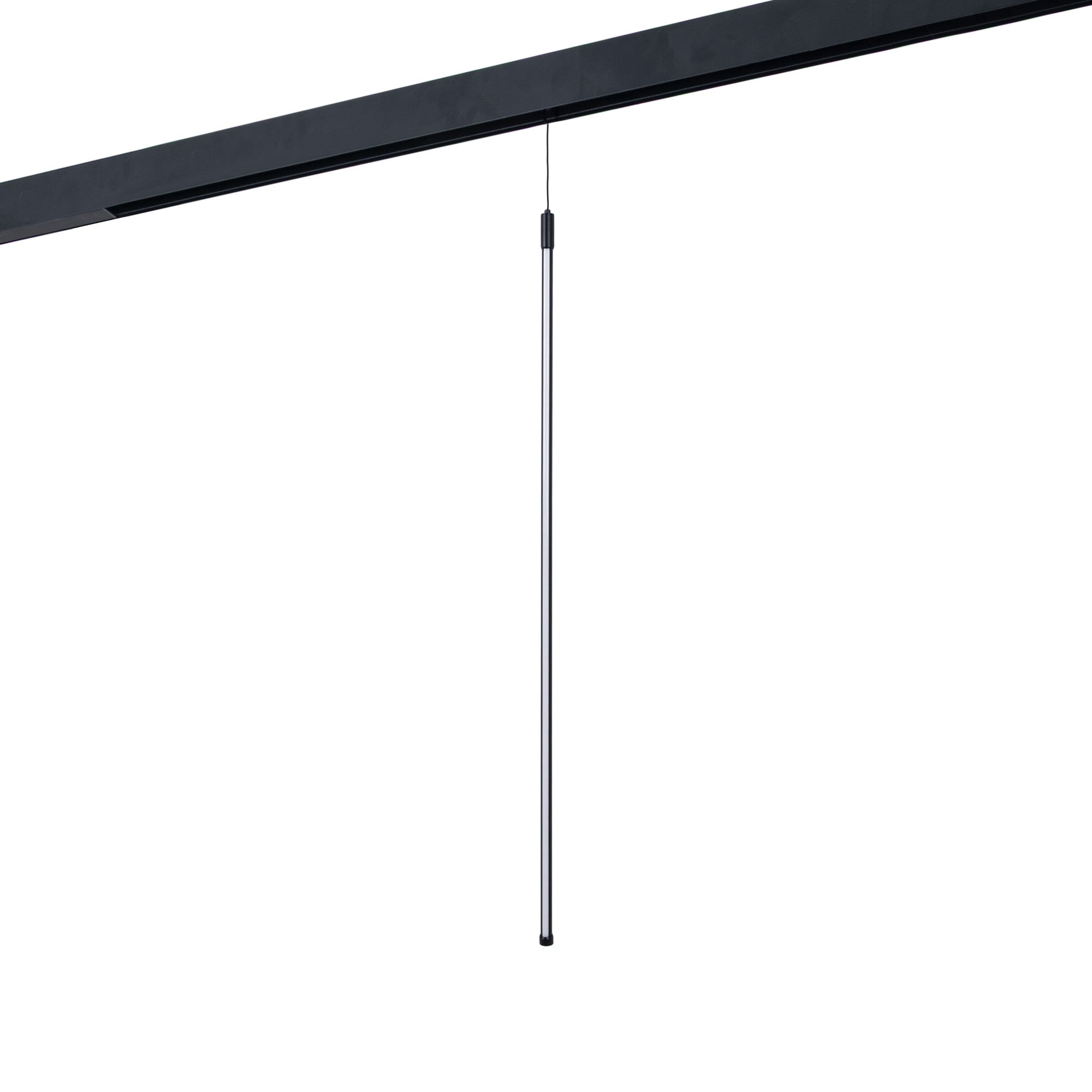 Lámpara colgante LED vertical para carril magnético - 48V - 15W - 2800K - Negra