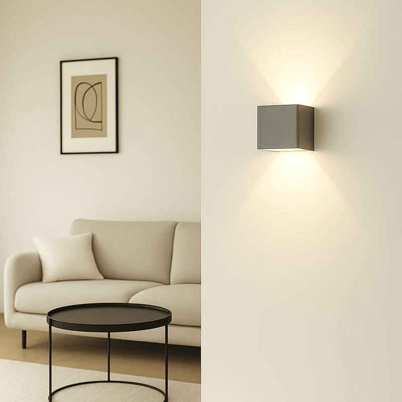 Aplique de pared LED "KUUTIO" 6W 529 lumens