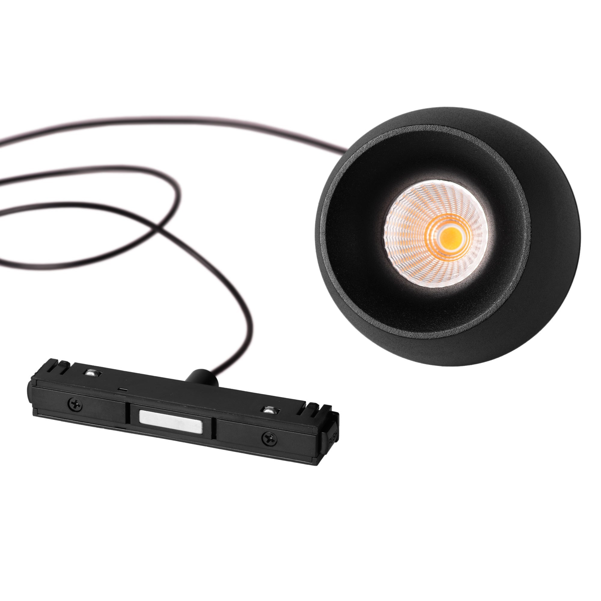 Lámpara colgante LED carril magnético 48V "NIL"- 9W - 2700K - Driver Eaglerise - Chip OSRAM