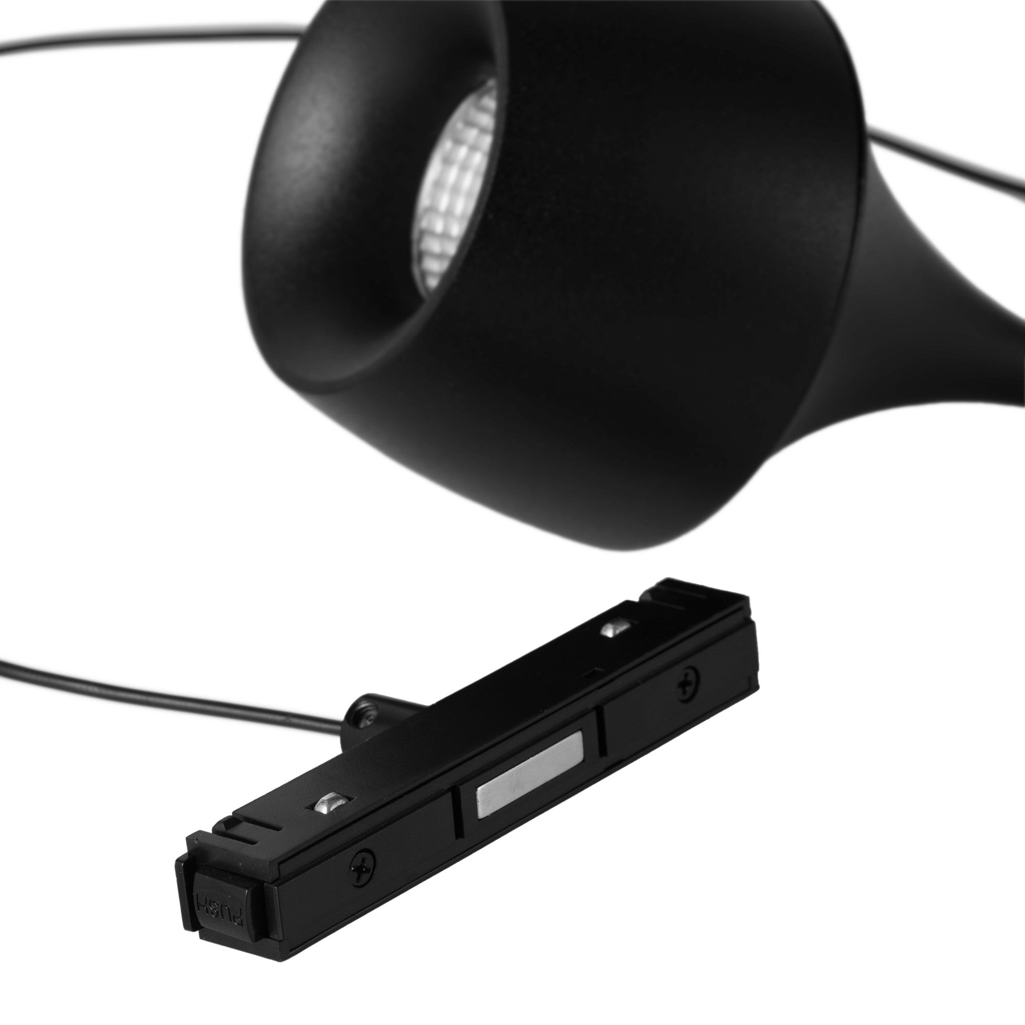 Lámpara colgante LED carril magnético 48V "NIL"- 9W - 2700K - Driver Eaglerise - Chip OSRAM