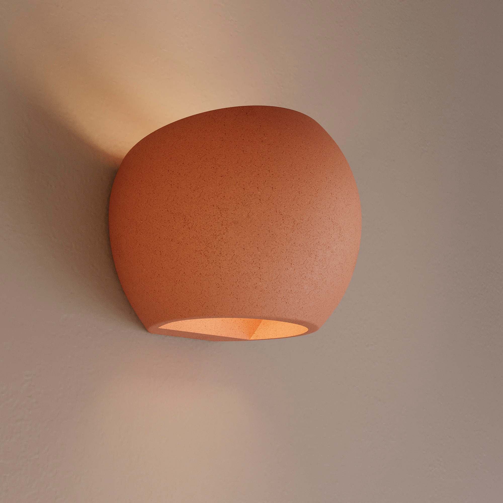 Aplique de pared concreto "Ball" - Up & down - 1 x G9