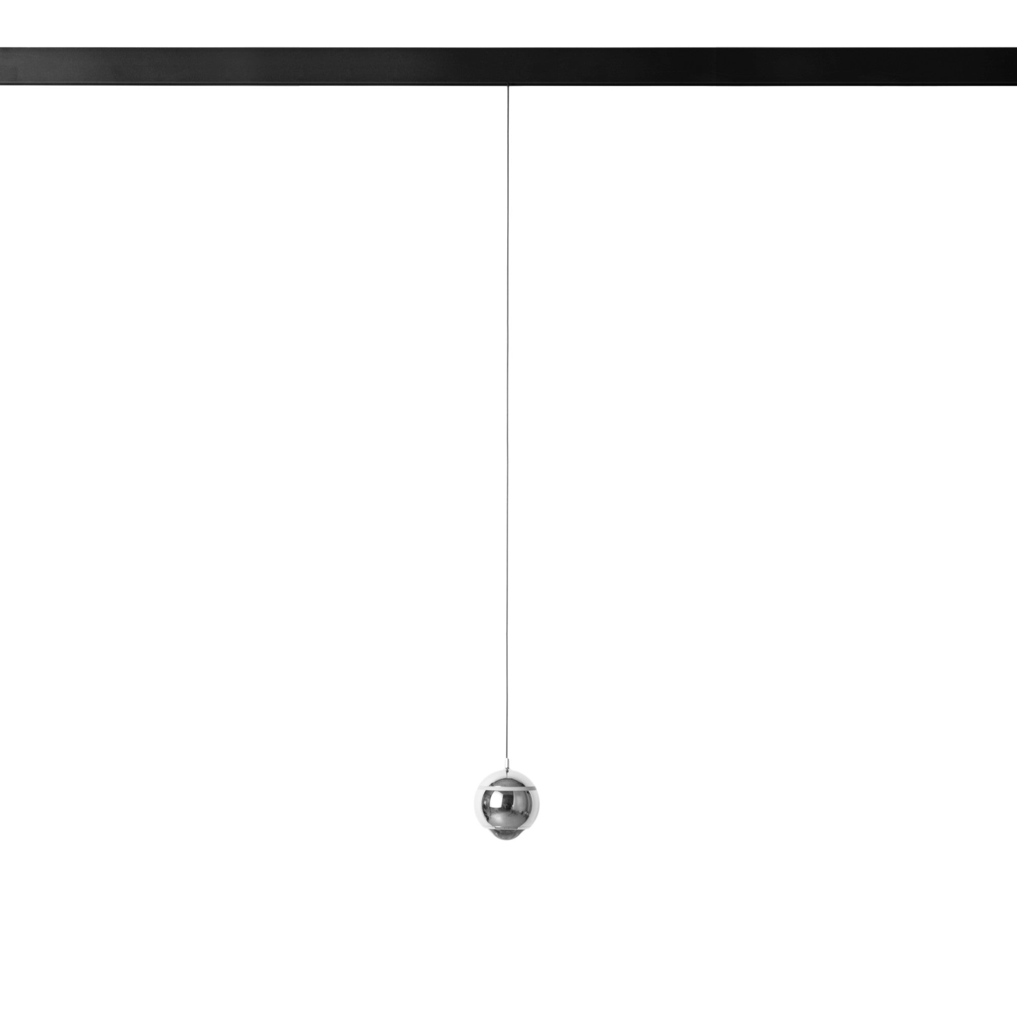 Lámpara colgante LED para carril magnético 48V "JADE"- Ø10 - 7W - 2700K - Chip OSRAM