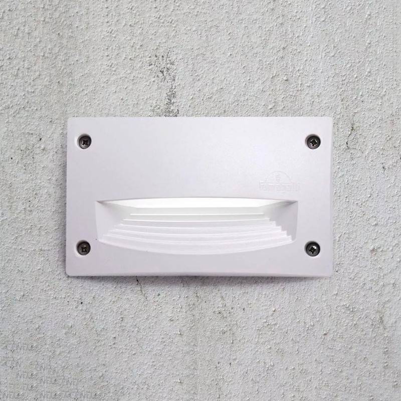 Baliza exterior LED empotrable pared Fumagalli "Leti 200 HS" 3W -  IP66 - GX53 - CCT