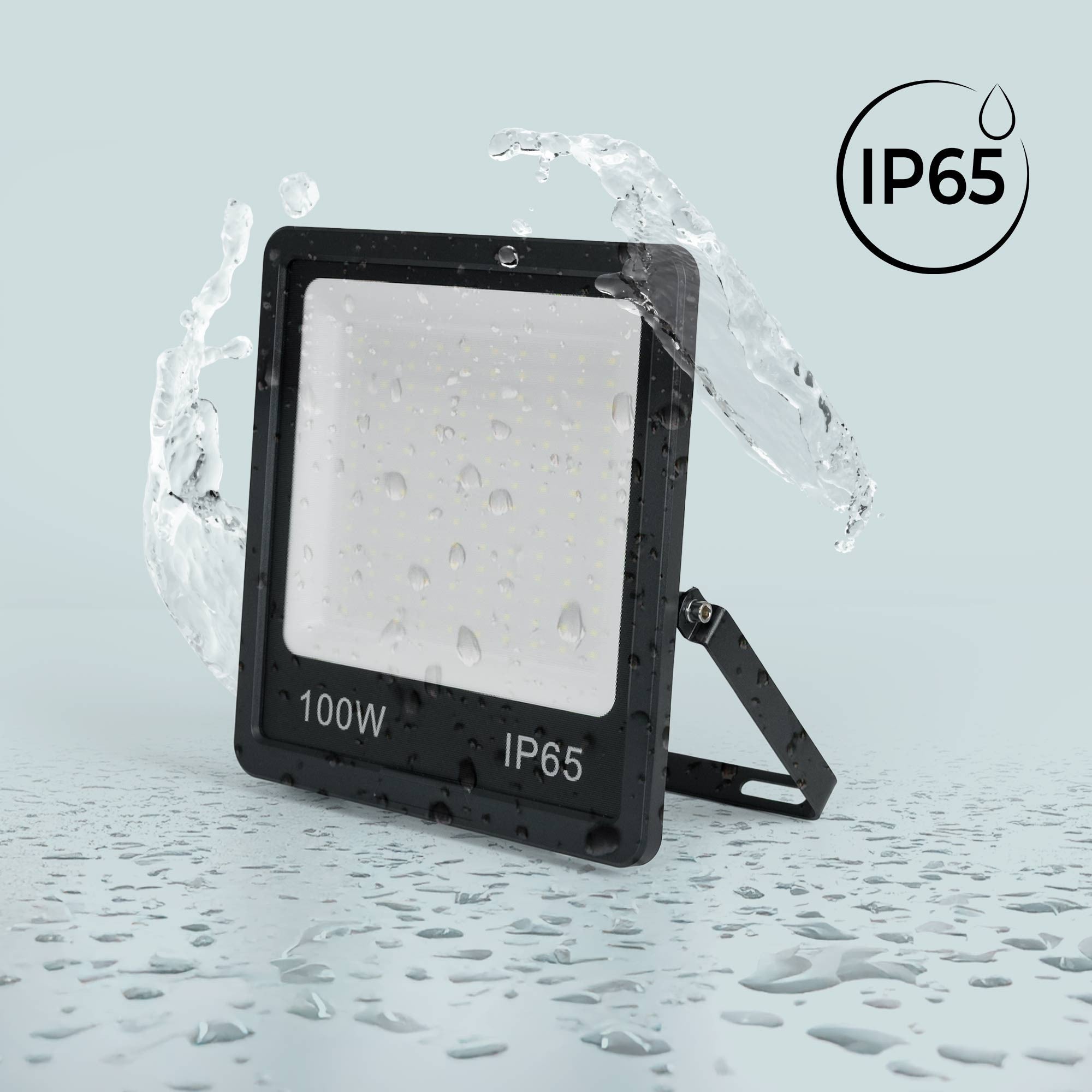 Proyector LED de exterior - 100W - Negro - IP65