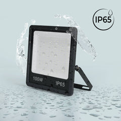 Proyector LED de exterior - 100W - Negro - IP65