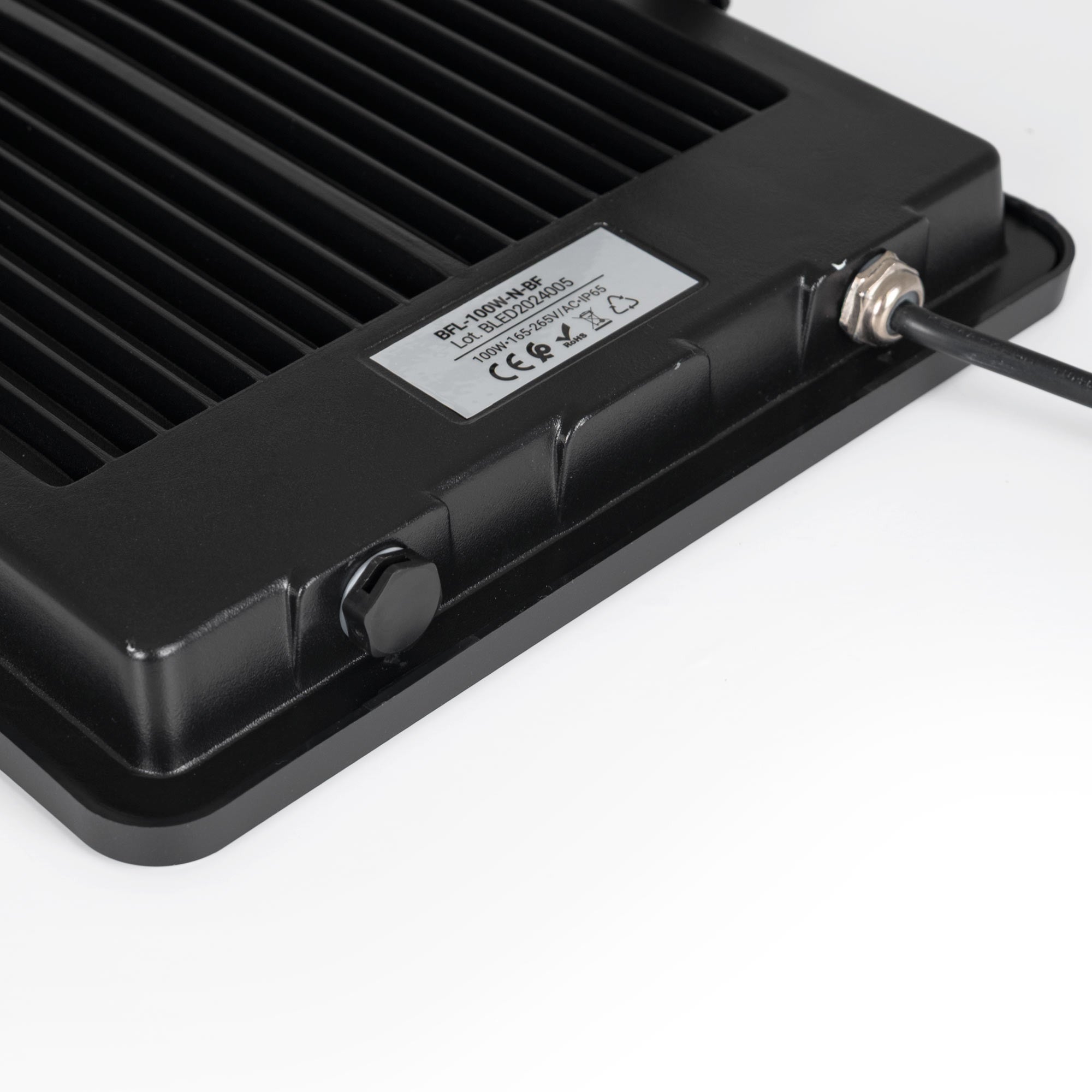 Proyector LED de exterior - 100W - Negro - IP65