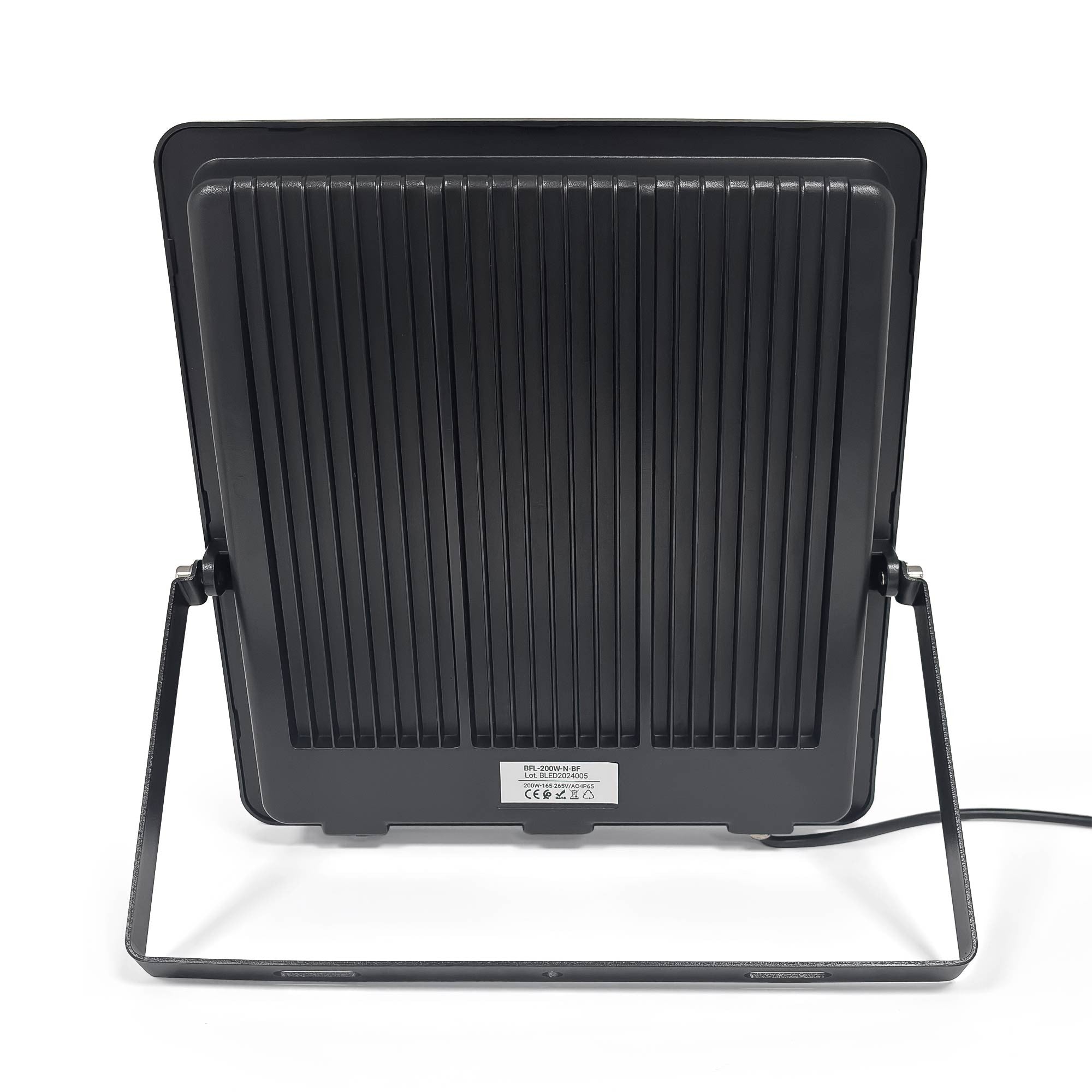 Proyector LED exterior - 200W - Negro - IP65 - 6000K