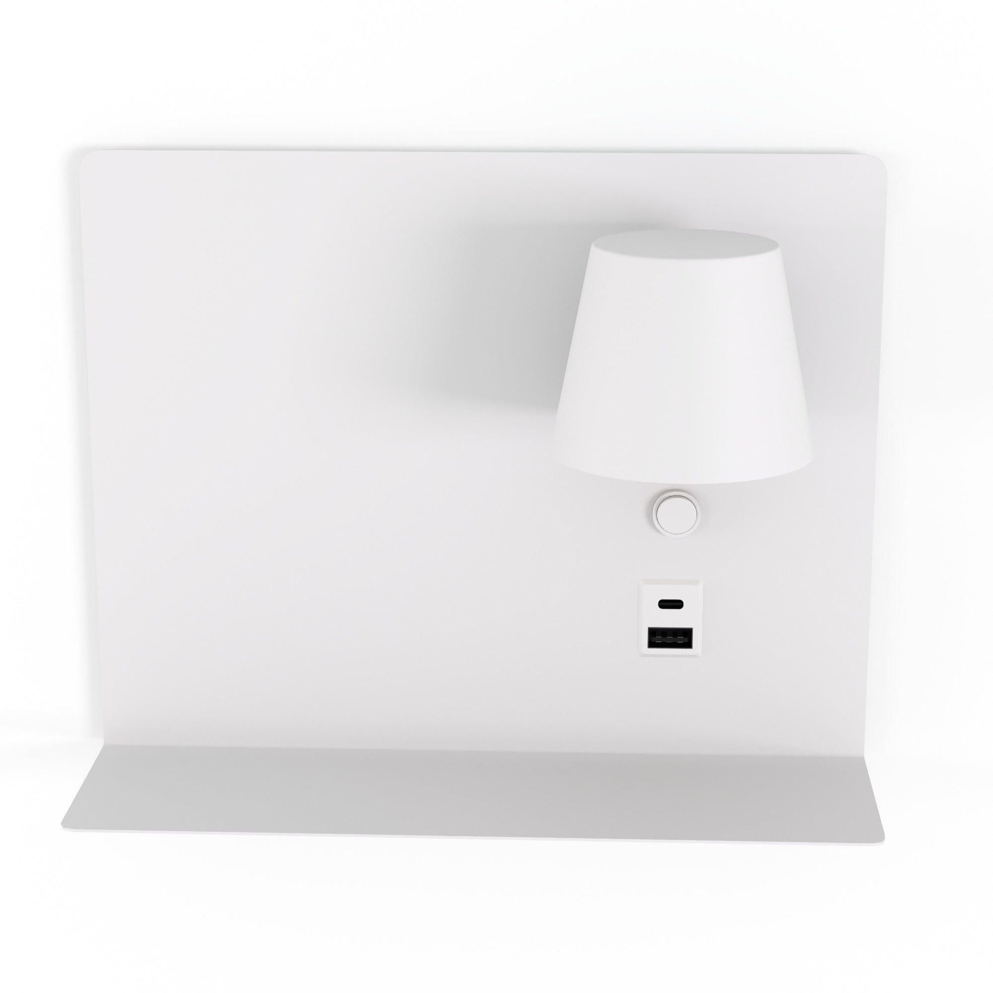 Aplique de pared para lectura con puerto USB y USBC "BASKOP" - 6W - Izquierda y Derecha