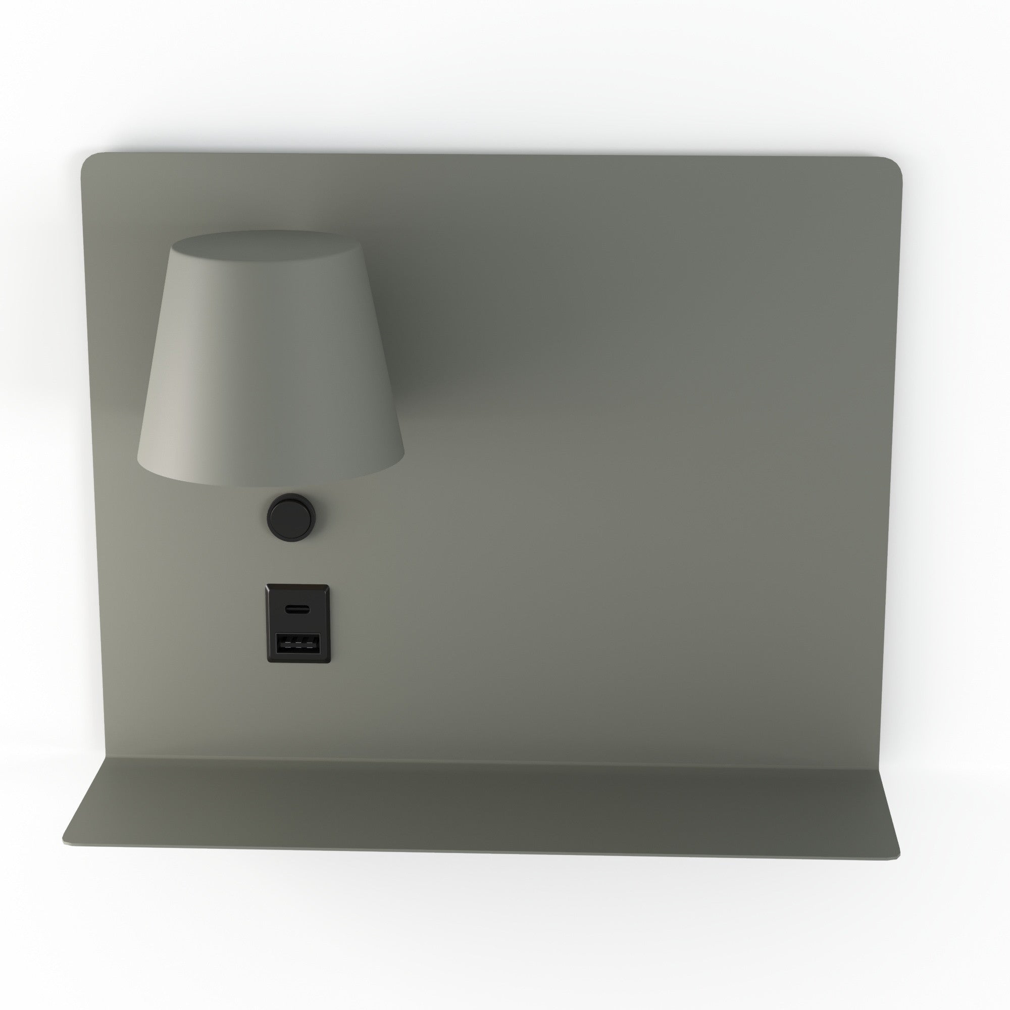 Aplique de pared para lectura con puerto USB y USBC "BASKOP" - 6W - Izquierda y Derecha