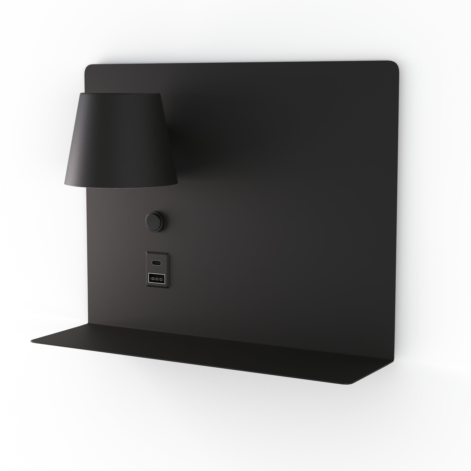 Aplique de pared para lectura con puerto USB y USBC "BASKOP" - 6W - Izquierda y Derecha