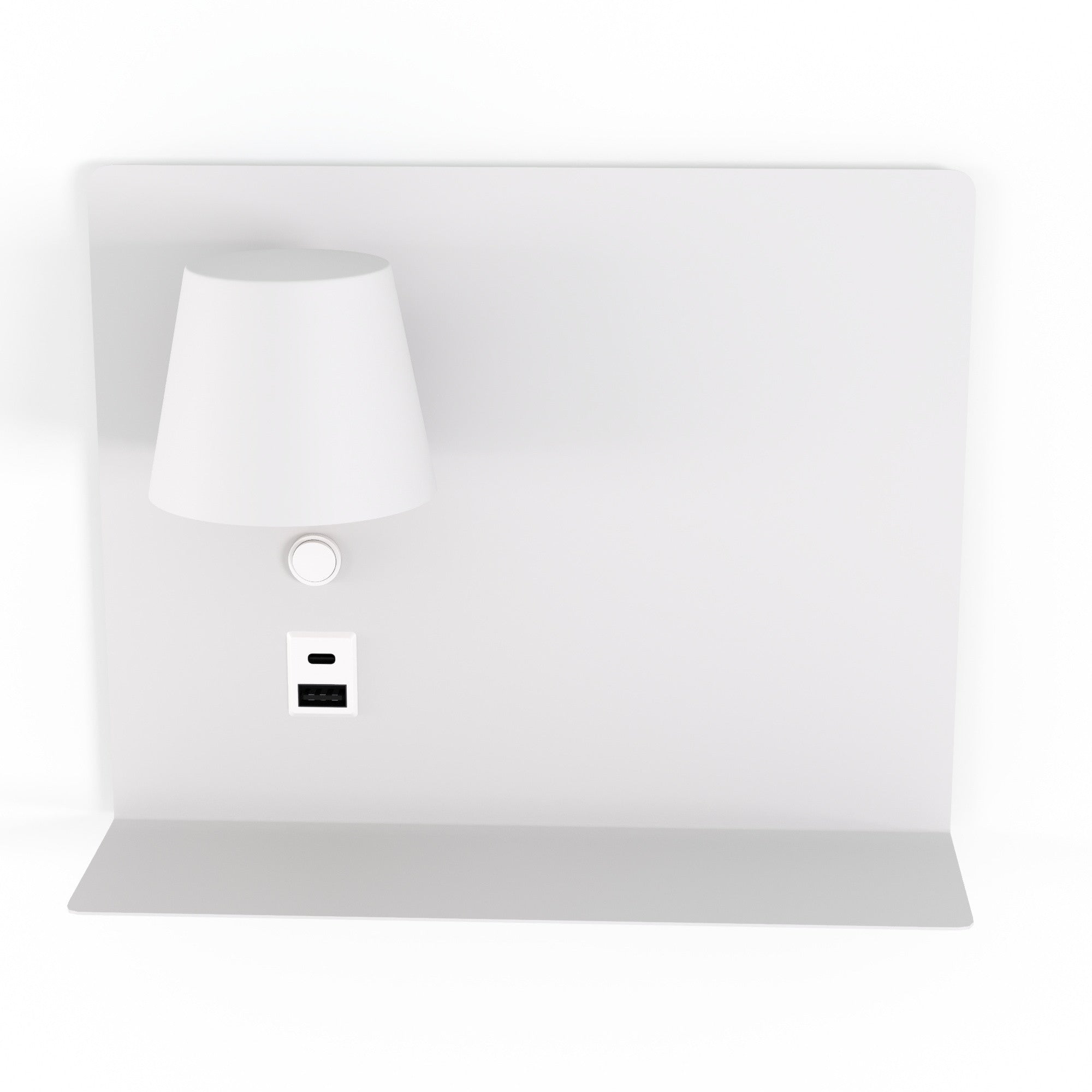 Aplique de pared para lectura con puerto USB y USBC "BASKOP" - 6W - Izquierda y Derecha