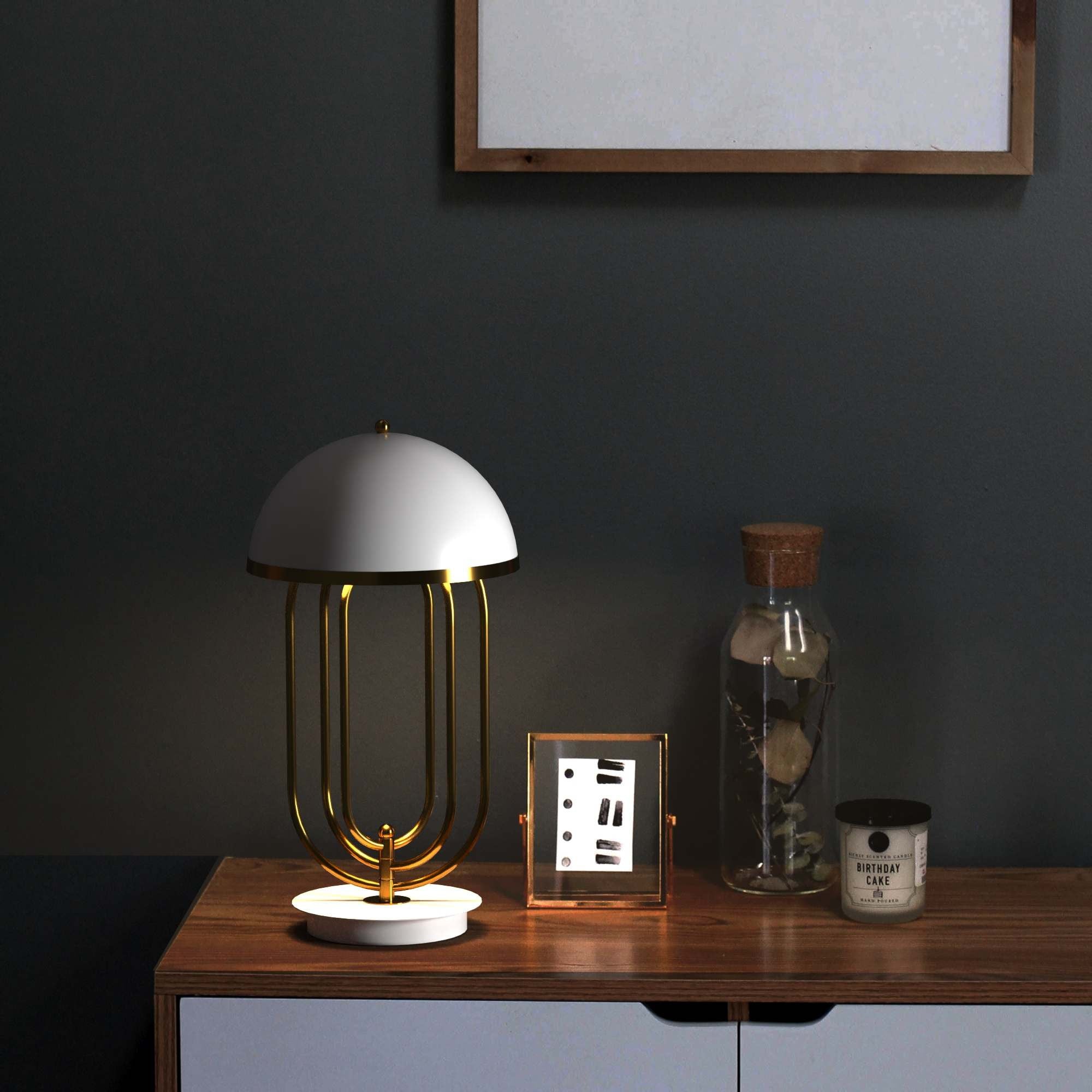 Lámpara de mesa de diseño "Lindsay"