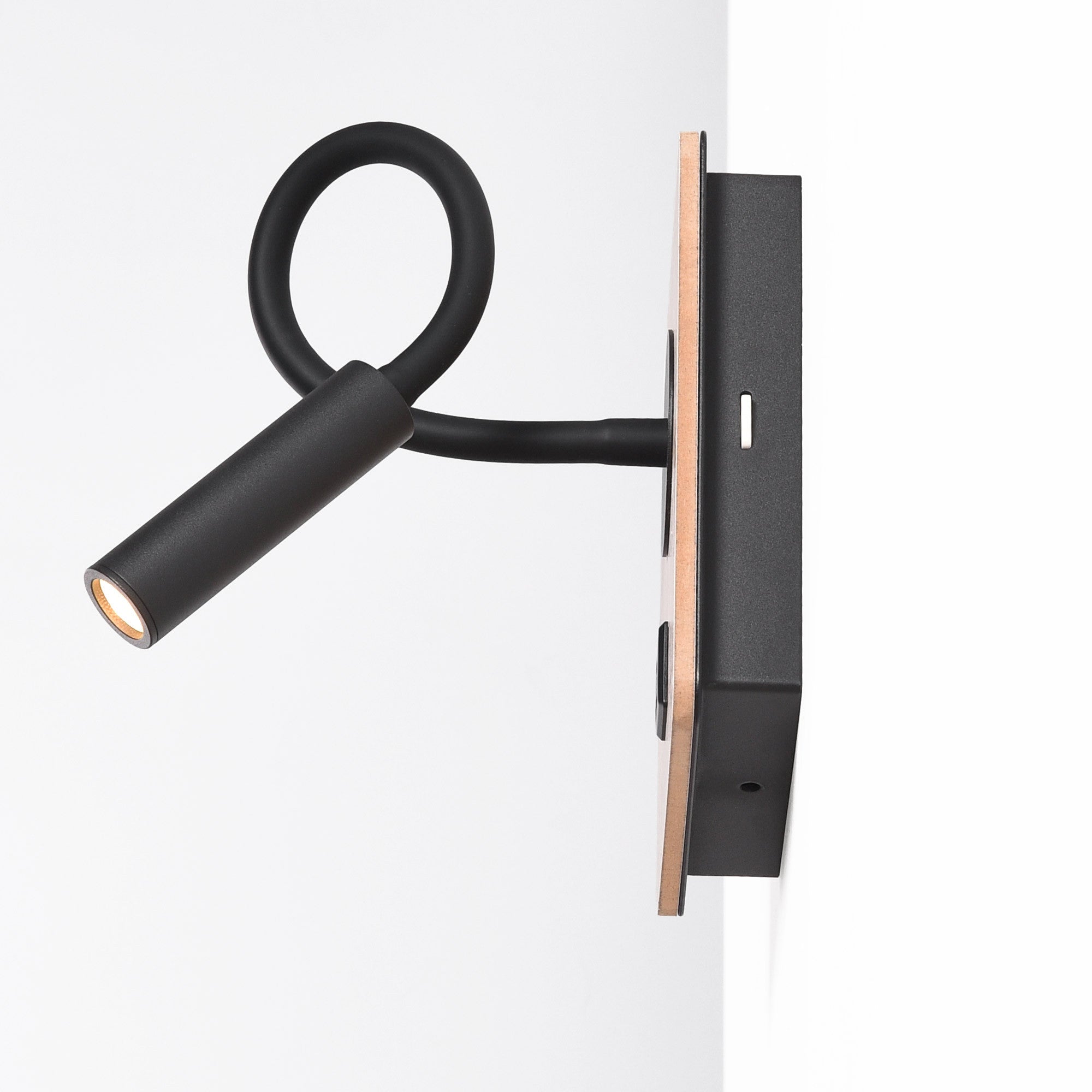 Aplique de pared flexible para lectura "LONDON" - Chip CREE - 3W - USB+USBC