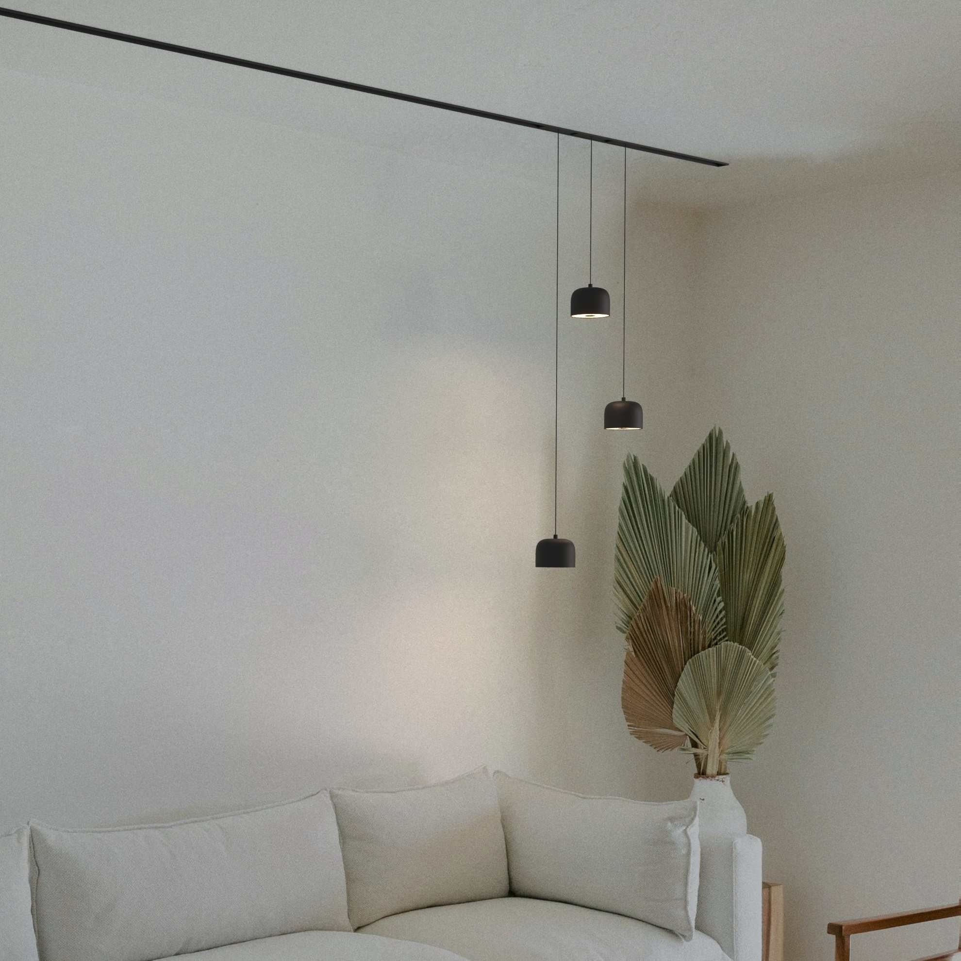 Lámpara colgante LED para carril magnético 48V "ESME"- 9W - 2700K - Driver Eaglerise - Chip OSRAM