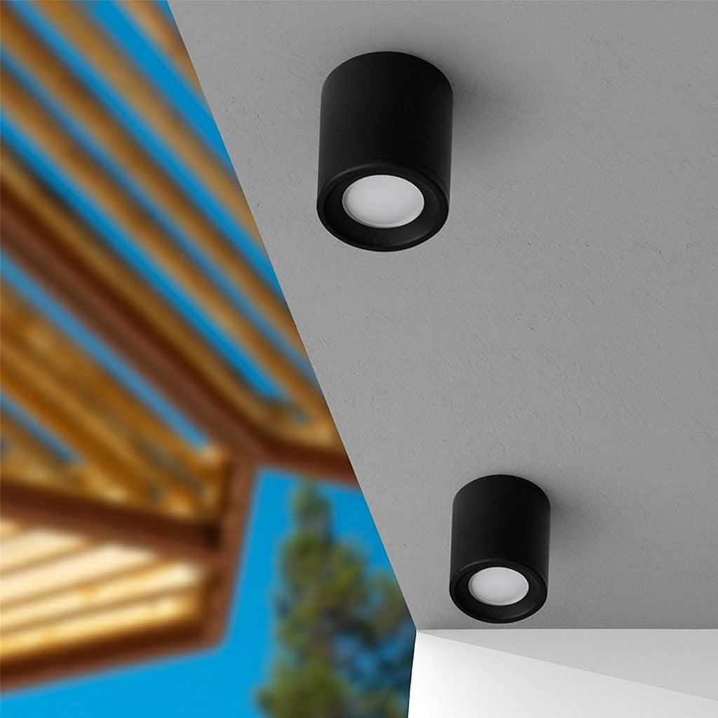 Aplique de techo "LIVIA 90" FUMAGALLI - GU10 - 6W - IP55