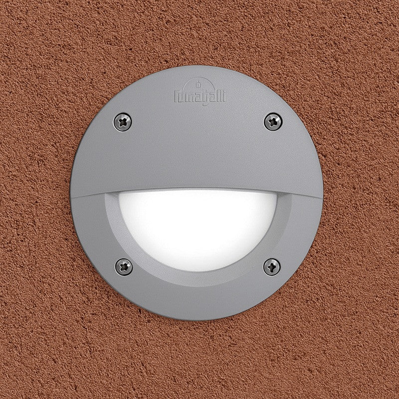 Baliza empotrable LED FUMAGALLI "LETI 100 ROUND-EL" - GX53 - 3W - IP66