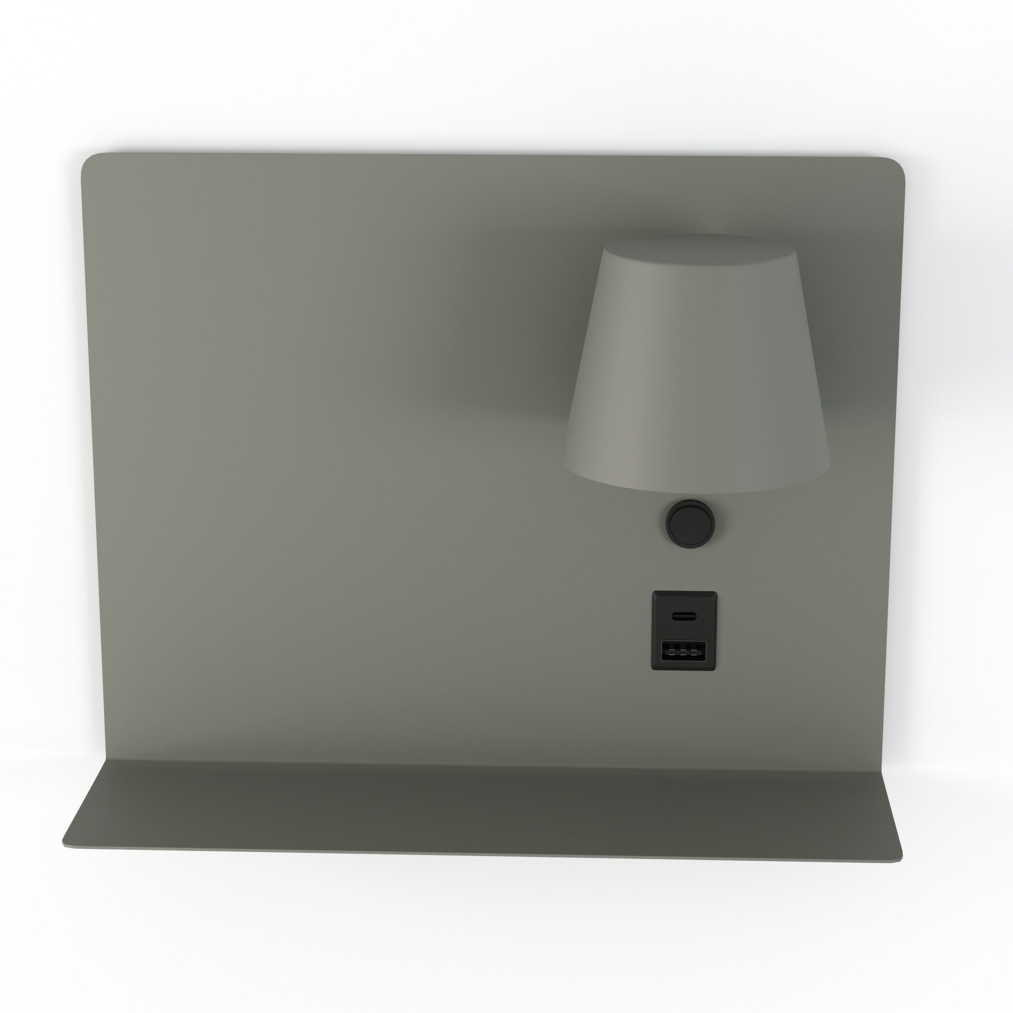 Aplique de pared para lectura con puerto USB y USBC "BASKOP" - 6W - Izquierda y Derecha