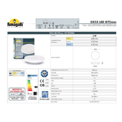 Bolardo para caminos LED FUMAGALLI "ELISA 250" - GX53 - 10W - CCT