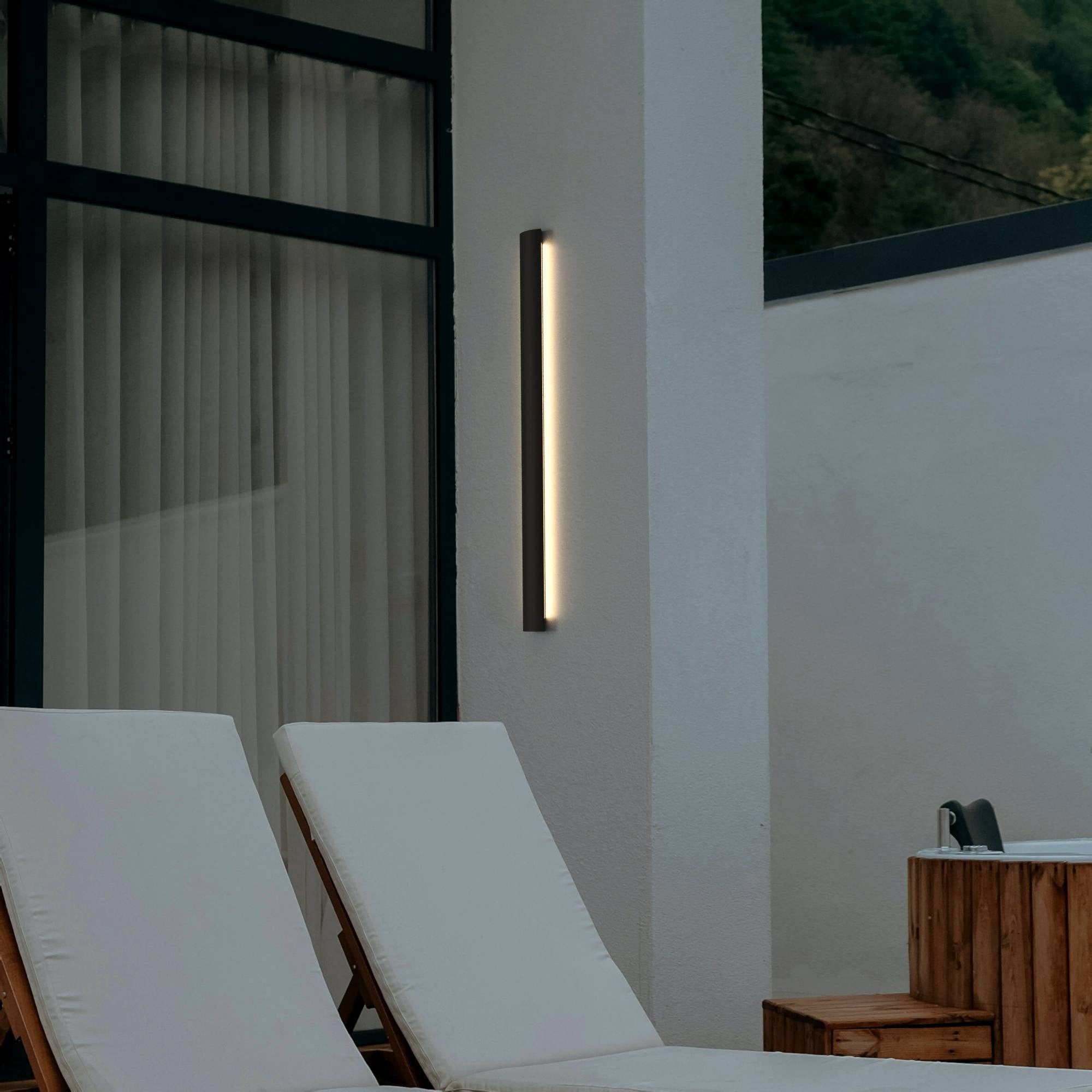 Aplique de pared interior/exterior - 14W - 2700K - 700mm - IP65