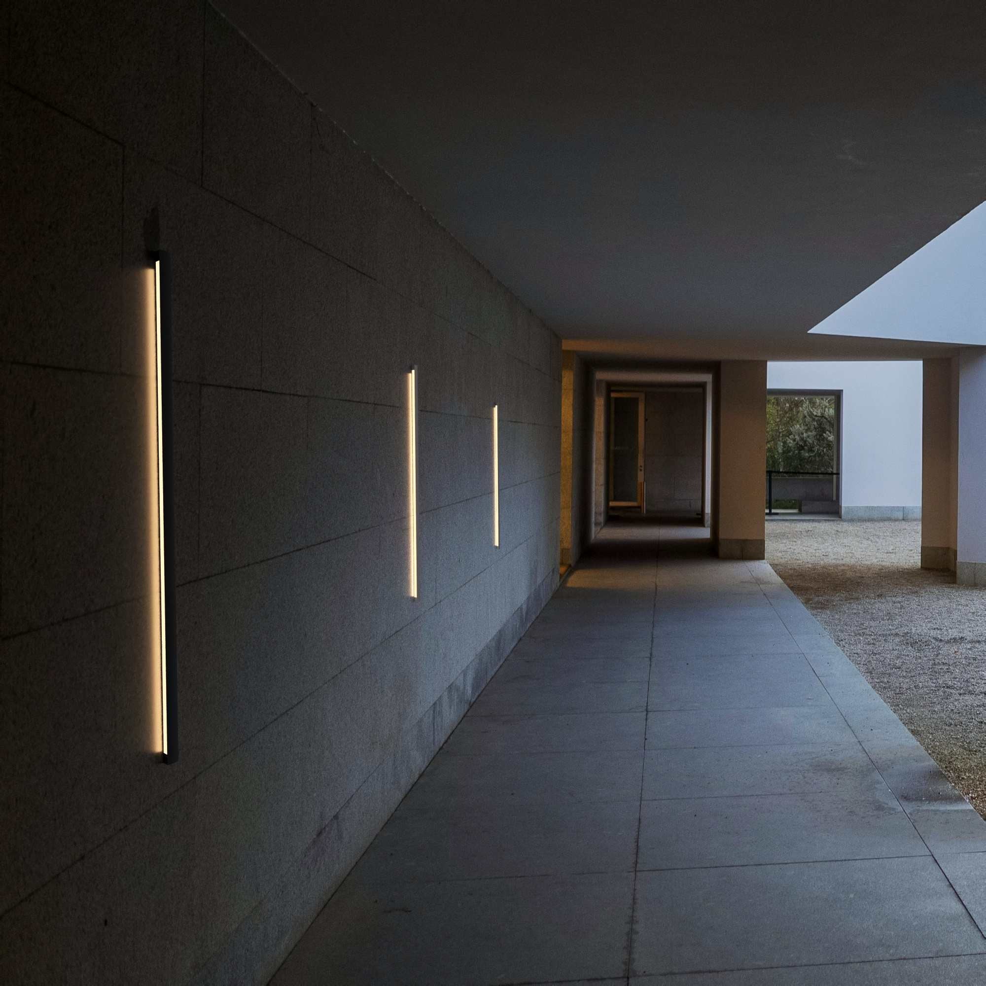 Aplique de pared interior/exterior - 22W - 2700K - 1100mm - IP65