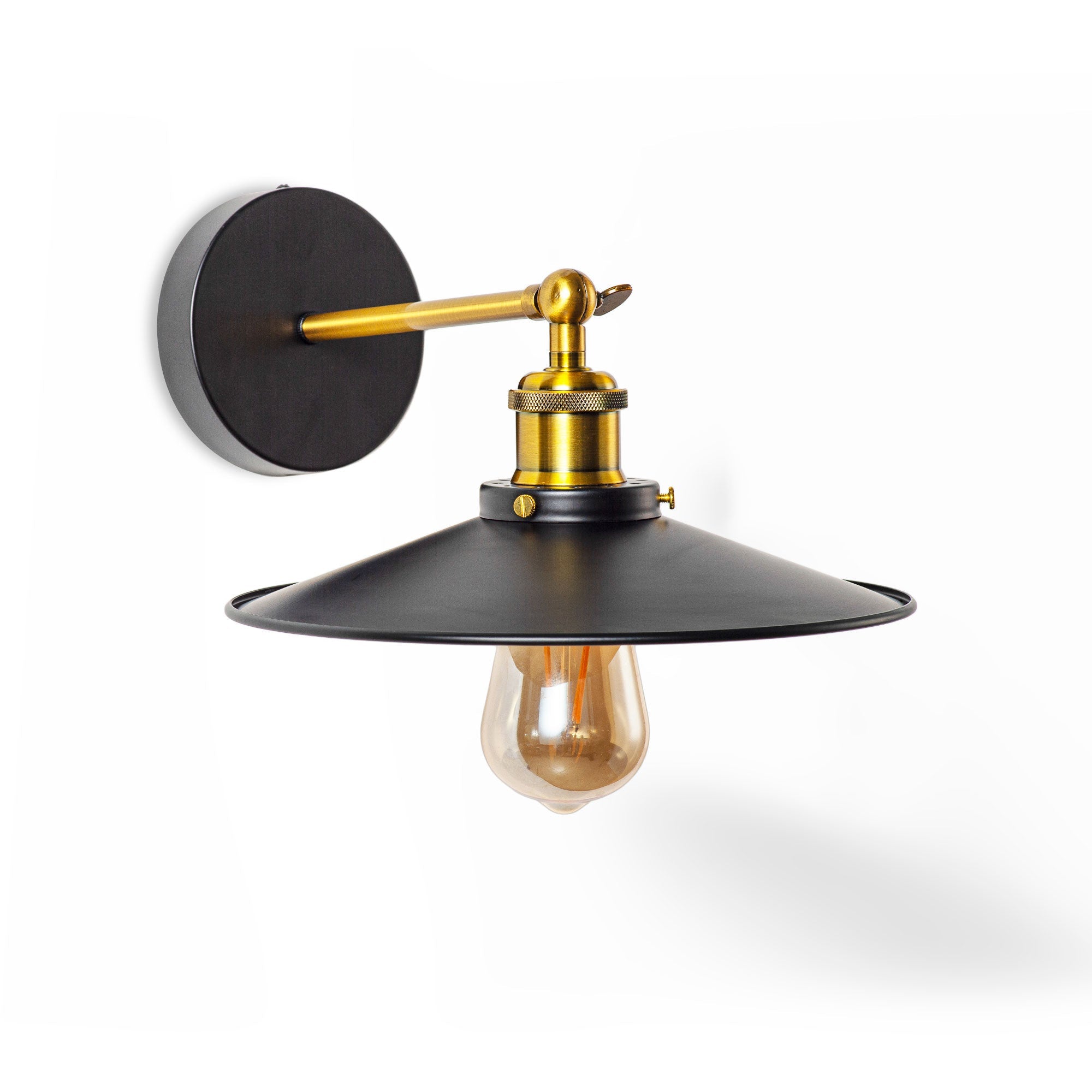 Aplique de pared retro "CLOCK WORK" - E27