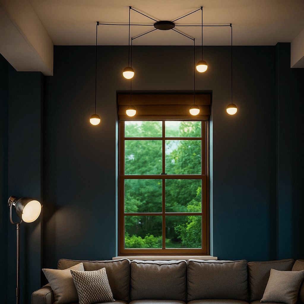 Lámpara colgante LED de diseño "ÓRBITA" - 6 x 9W (54W)