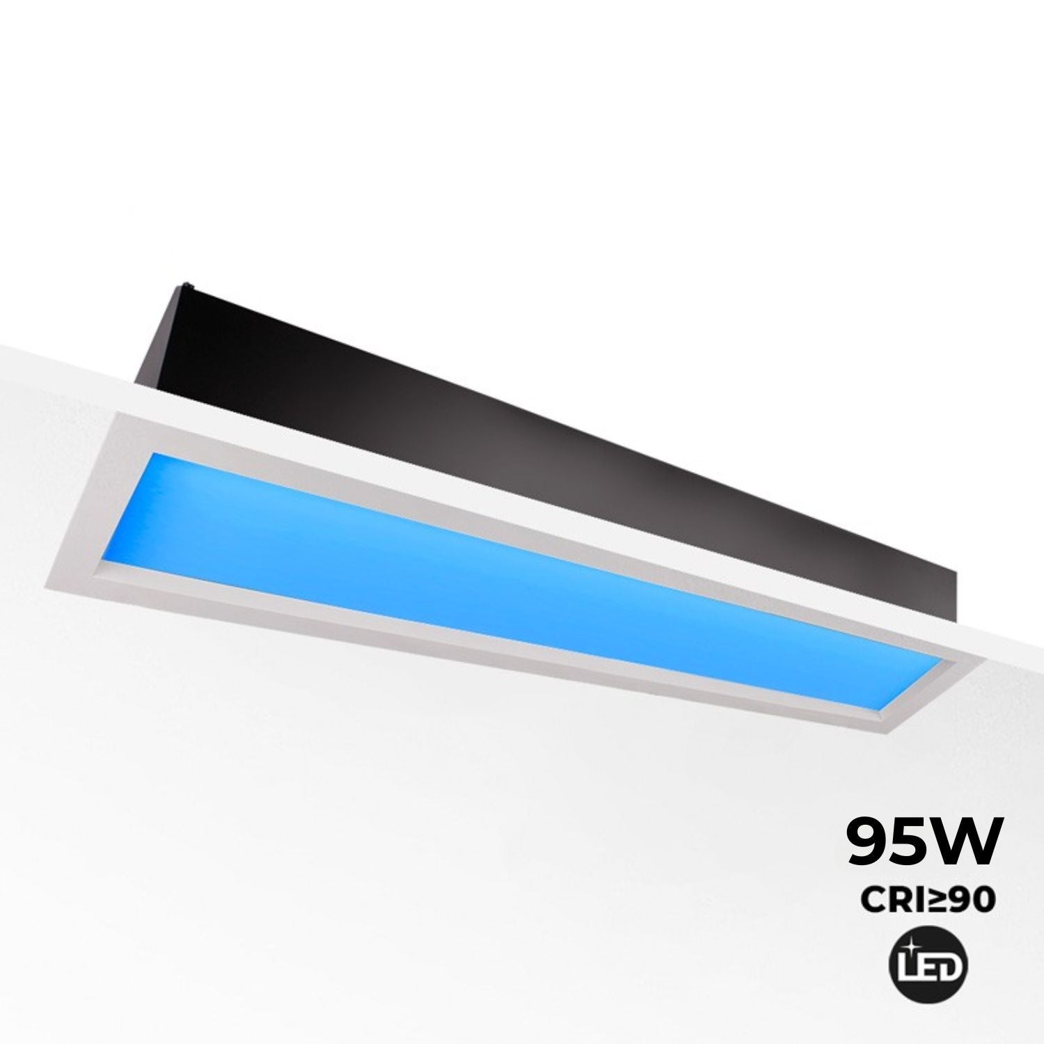Panel LED "Blue Skylight" efecto cielo - Daylight - 95W - 120x30cm