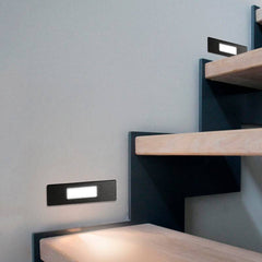 Baliza exterior LED empotrable pared Fumagalli "Nina 150" 3.5W -  IP55 - R7S - CCT