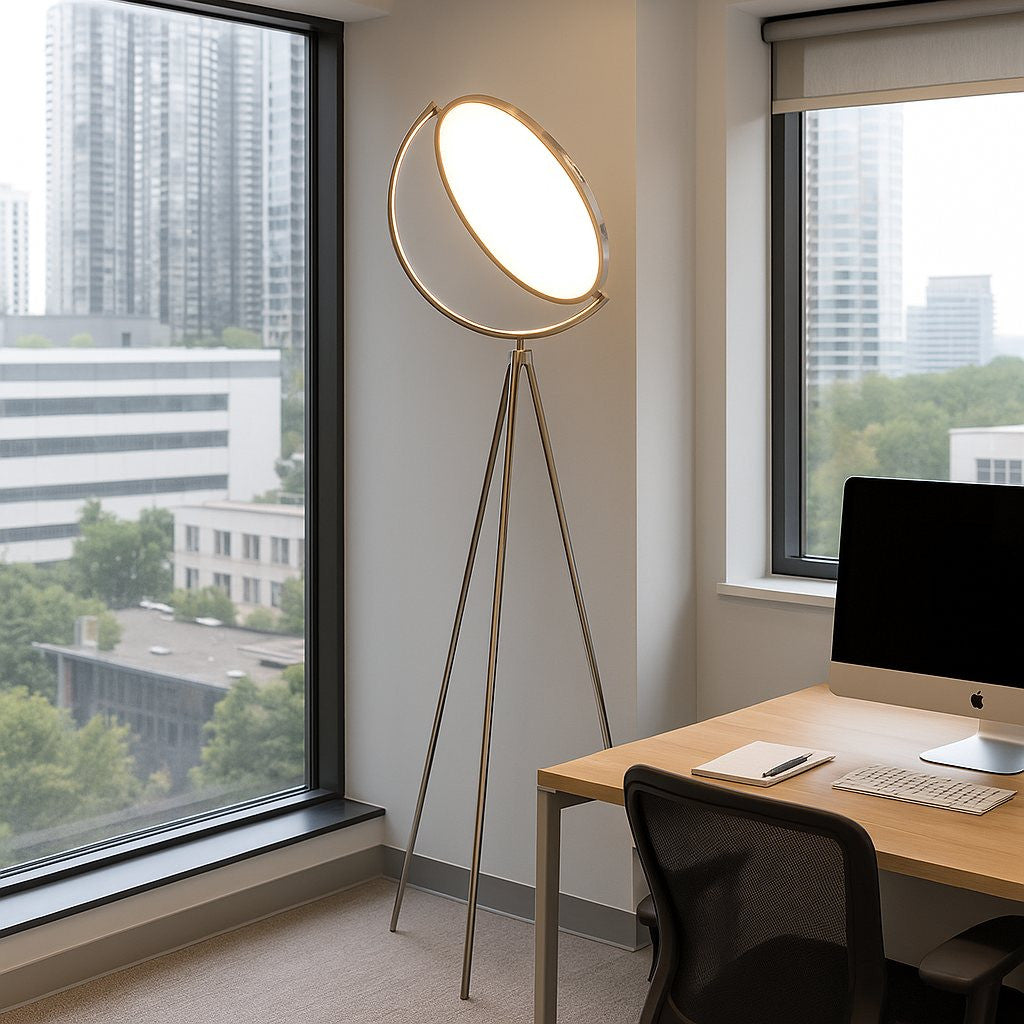 Lámpara de pie LED diseño "Eyes" - 26W - Luz cálida