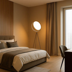 Lámpara de pie LED diseño "Eyes" - 26W - Luz cálida