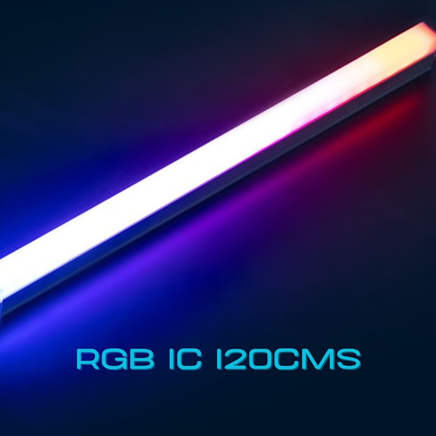 Luminaria lineal para hexágono - RGB IC - 120 cm