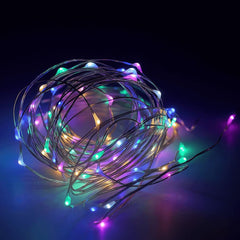 Cadena luminosa guirnalda LED FAIRY LIGHT de alambre de cobre "luz de hada" (10mt.)