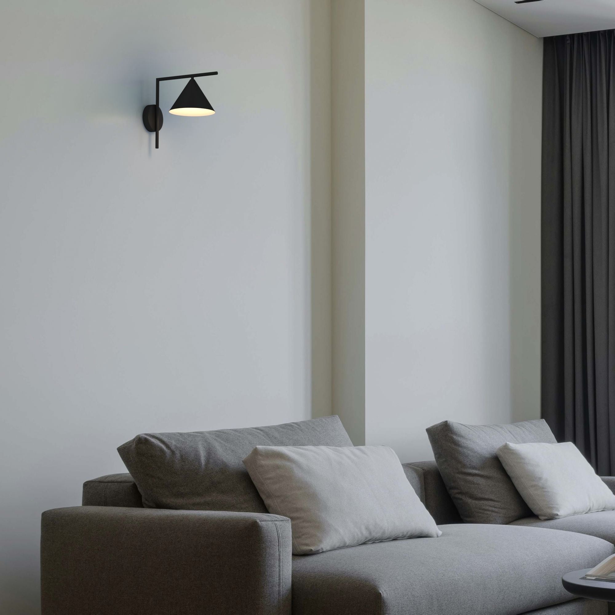 Aplique de pared de diseño "LUSSY" - E27